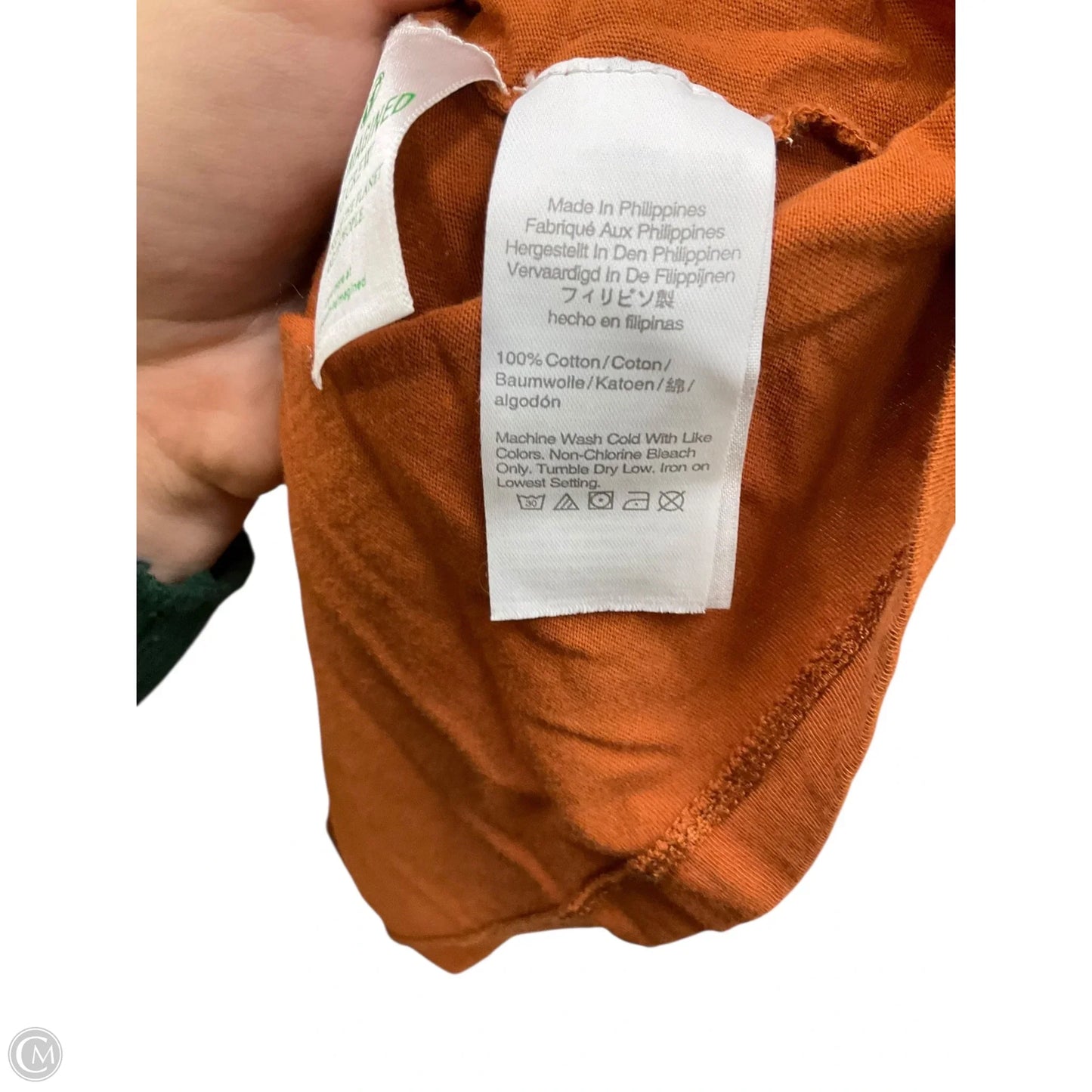 Top Long Sleeve By J. Crew In Orange, Size: M