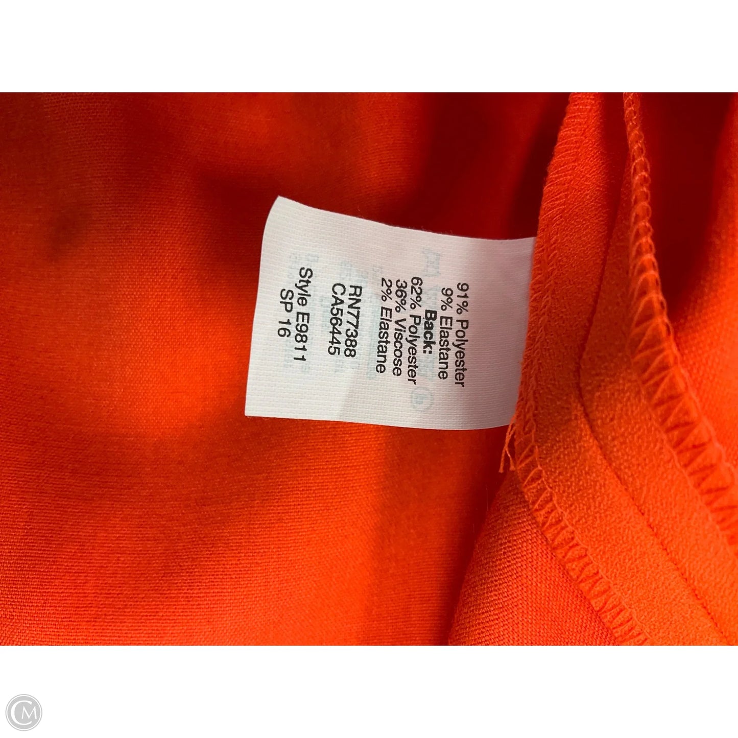 Dress Casual Short By J. Crew In Orange, Size: 2