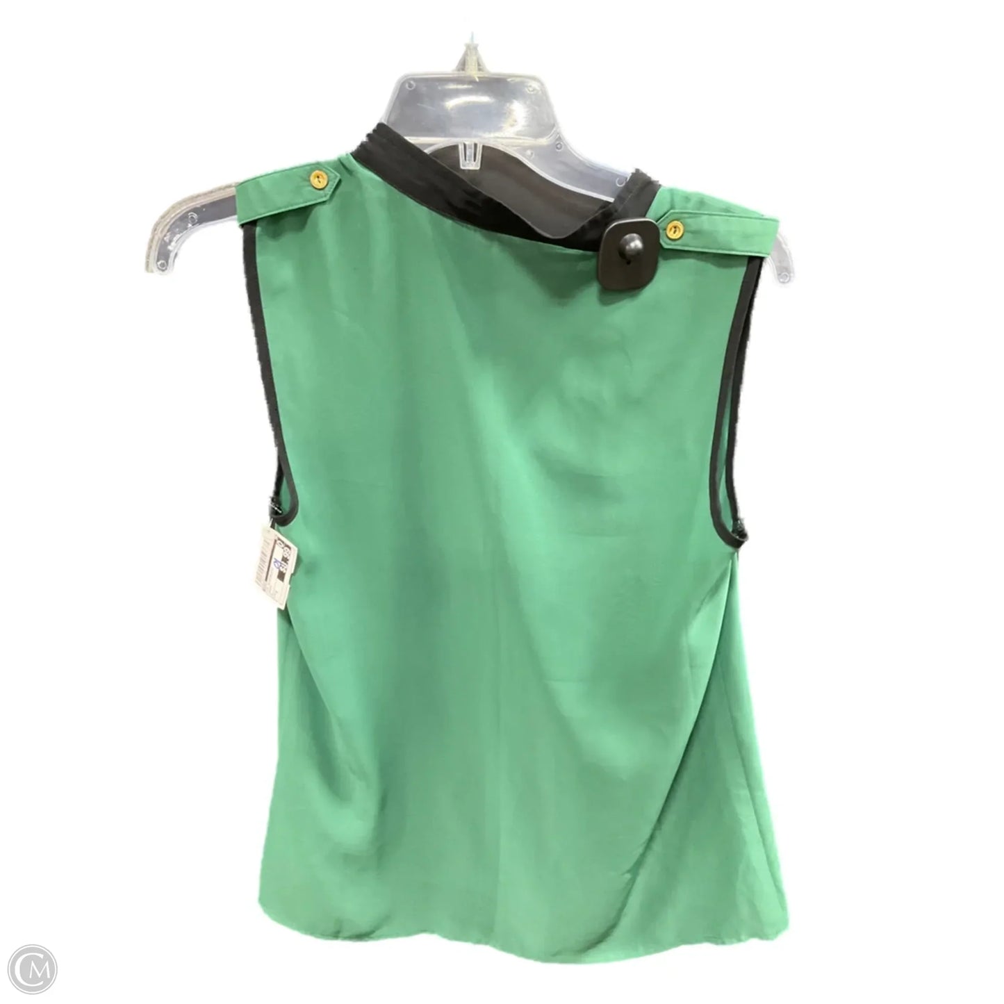 Top Sleeveless By Mine In Green, Size: S