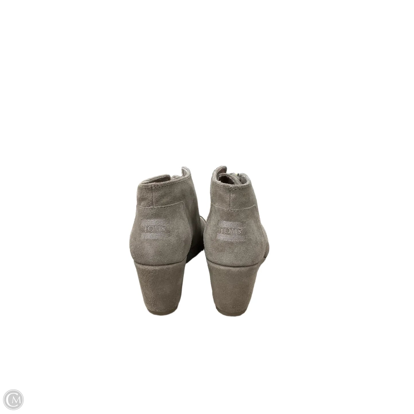 Shoes Heels Wedge By Toms In Beige, Size: 8.5