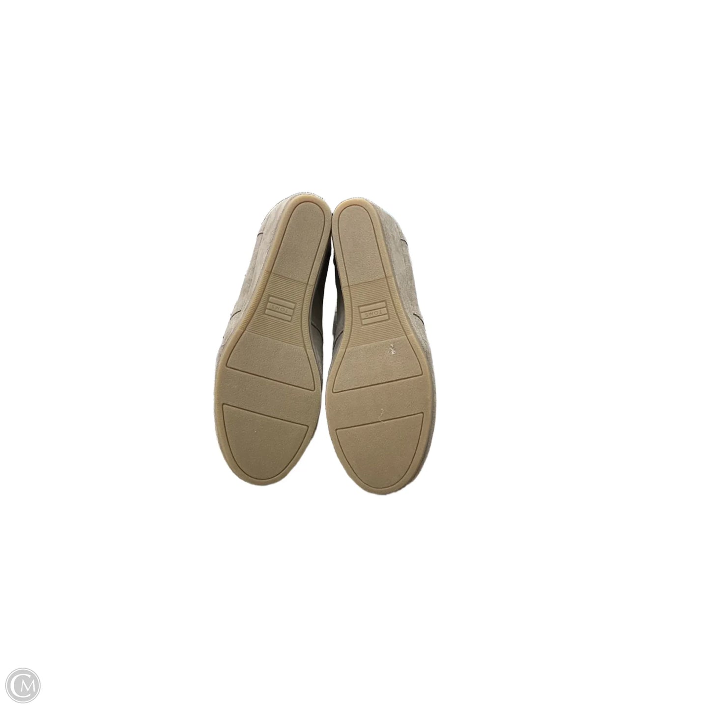 Shoes Heels Wedge By Toms In Beige, Size: 8.5