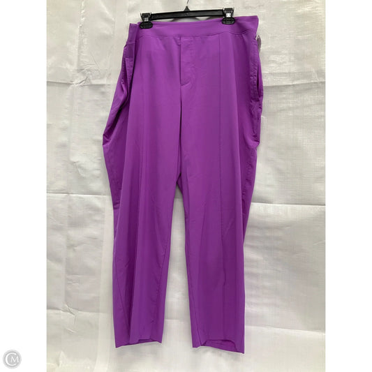 Athletic Pants By Athleta In Purple, Size: 18