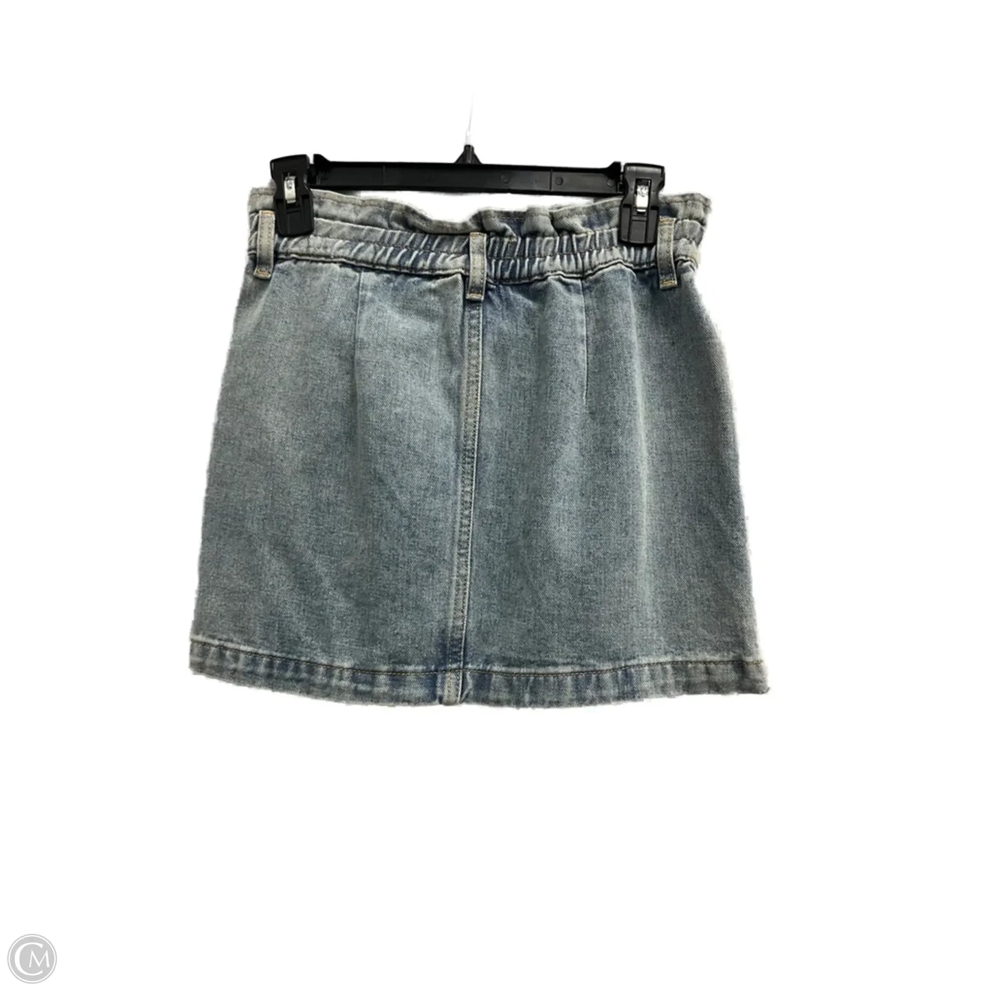 Skirt Mini & Short By Cma In Blue Denim, Size: S