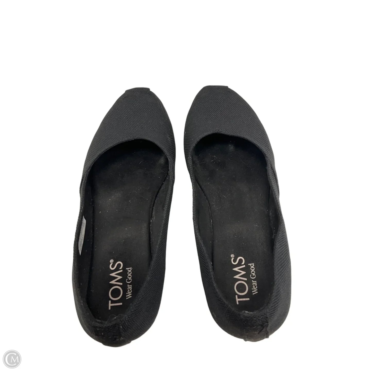 Shoes Flats By Toms In Black, Size: 7
