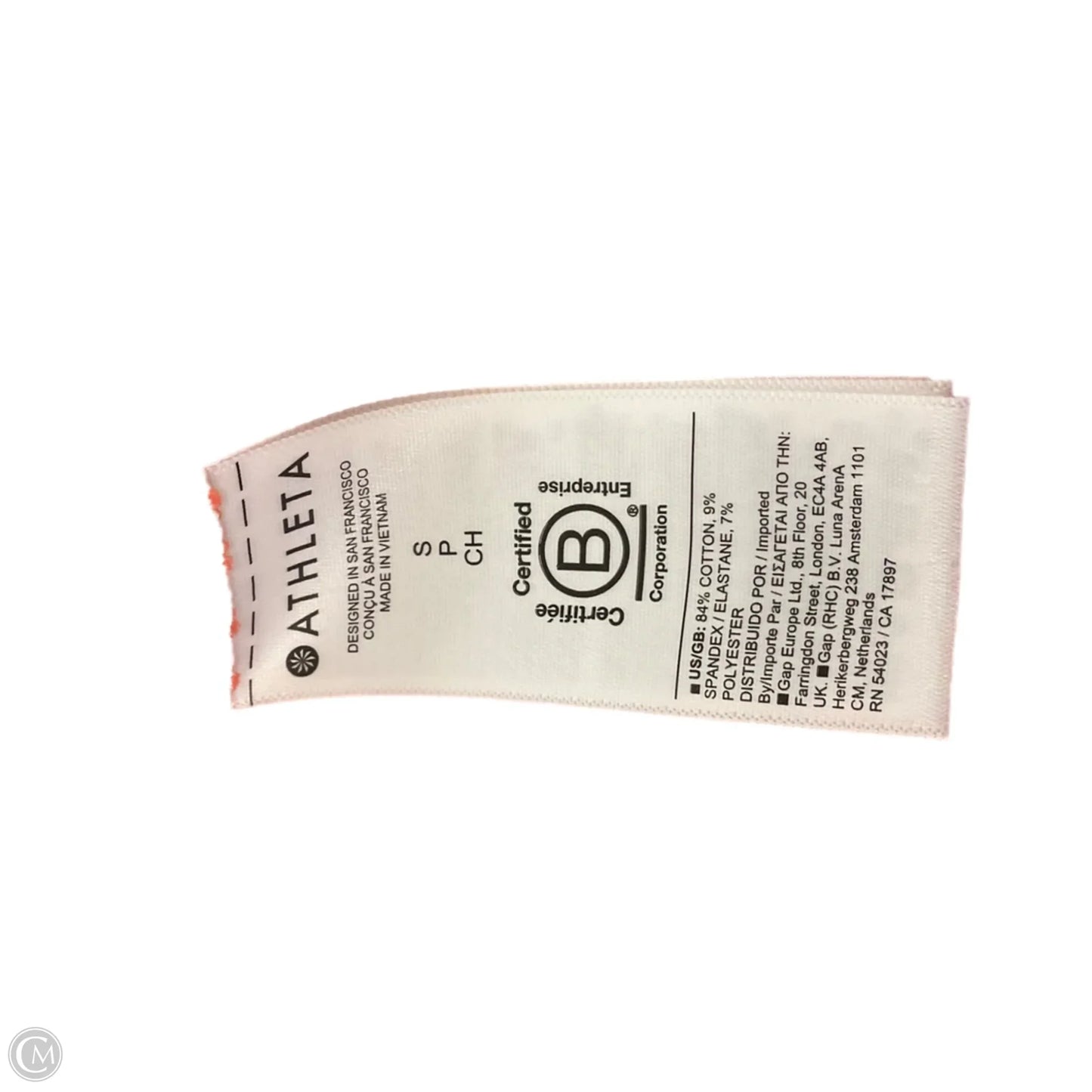 Athletic Tank Top By Athleta In Orange, Size: Sp