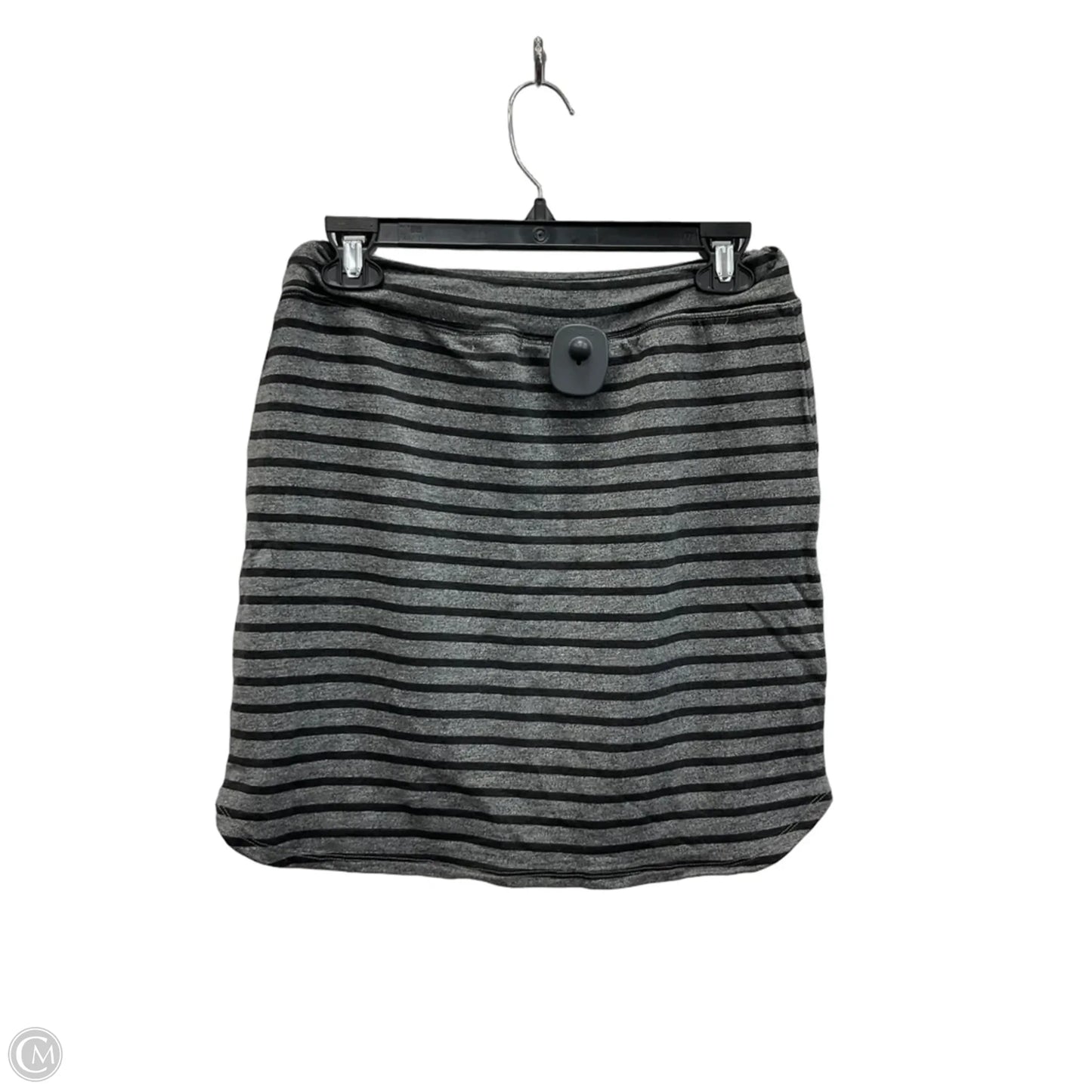 Athletic Skirt By Sundry In Black & Grey, Size: S