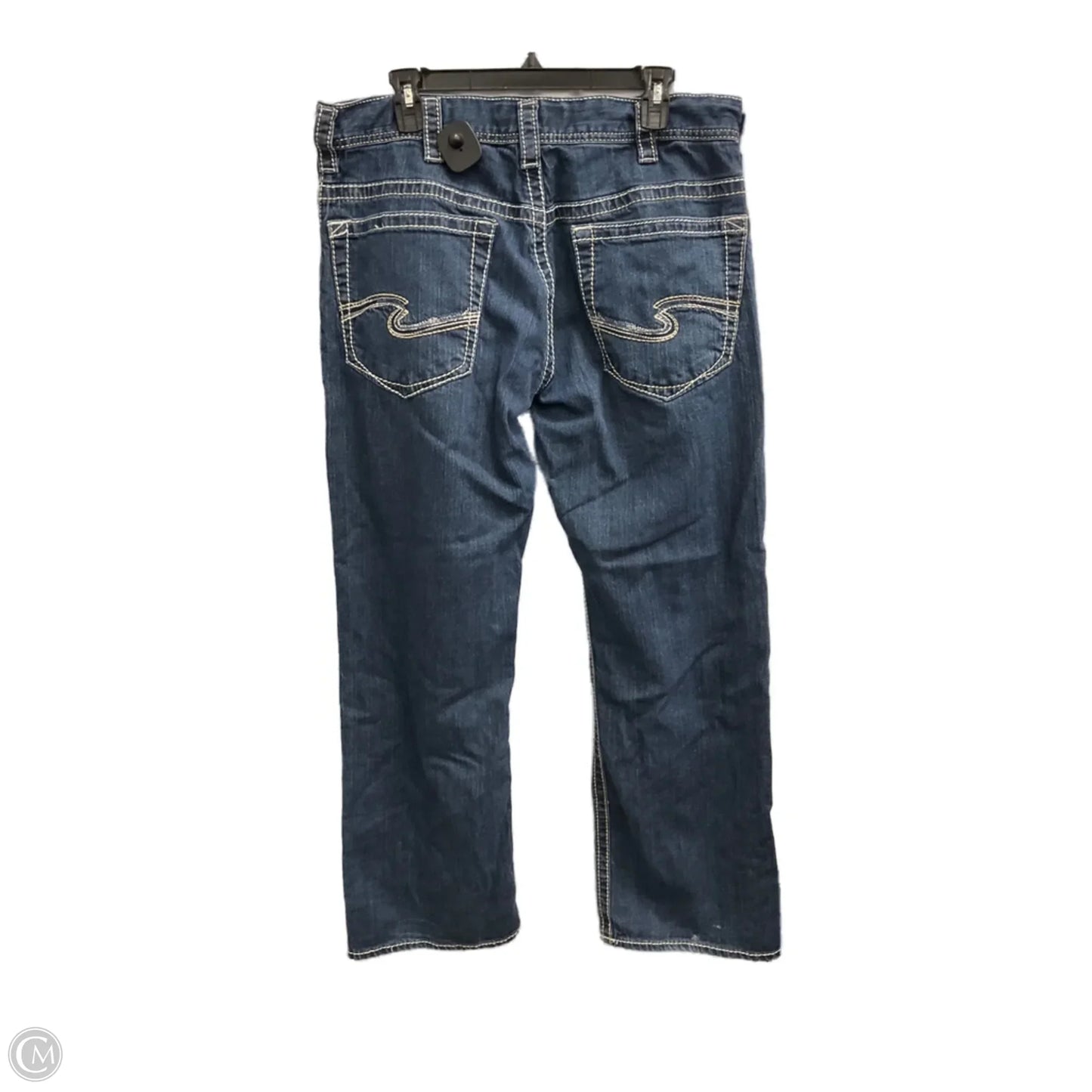 Jeans Flared By Silver In Blue Denim, Size: 2x