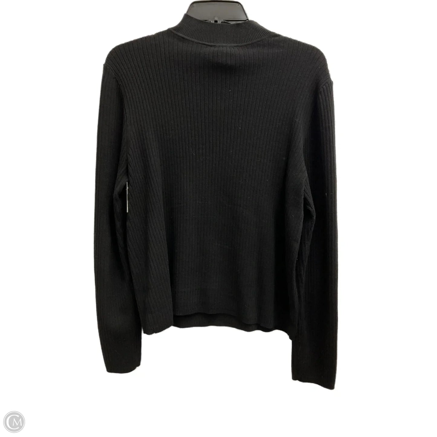 Top Long Sleeve By Talbots In Black, Size: L