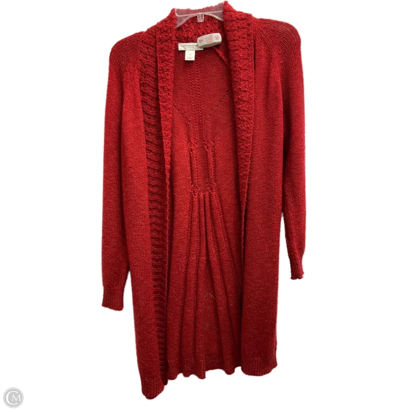 Cardigan By Christopher And Banks In Red, Size: Sp