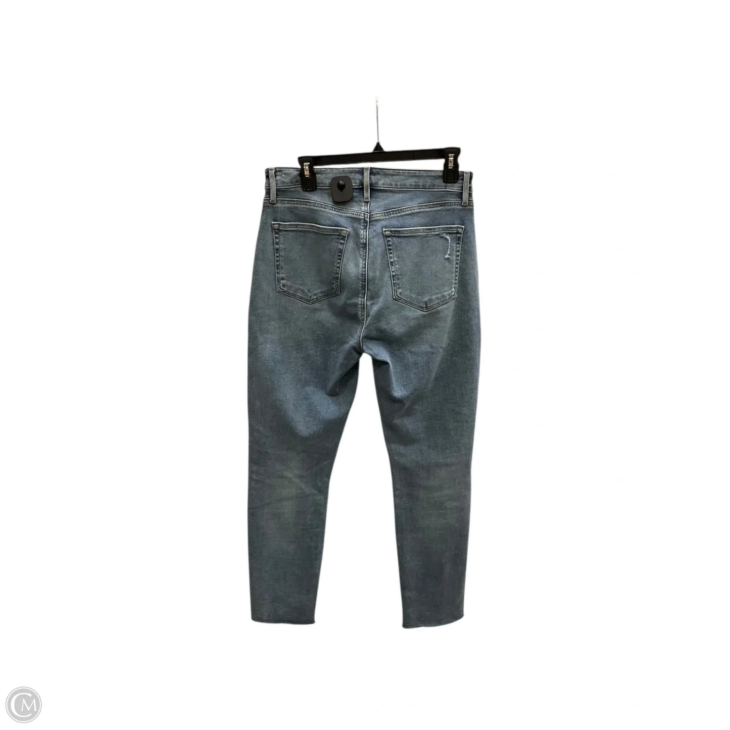 Jeans Skinny By Loft In Blue Denim, Size: 8