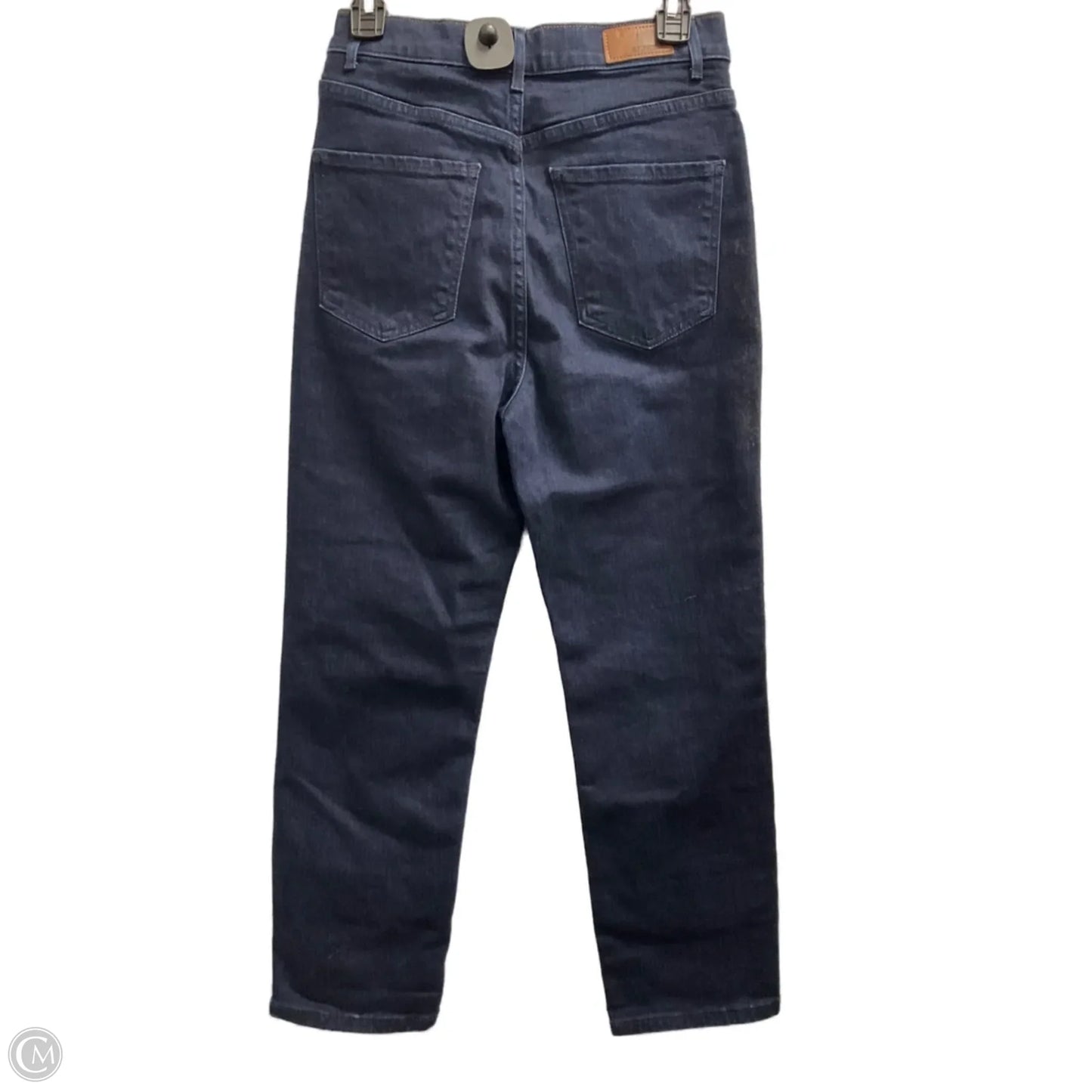 Jeans Cropped By Express In Blue Denim, Size: 6