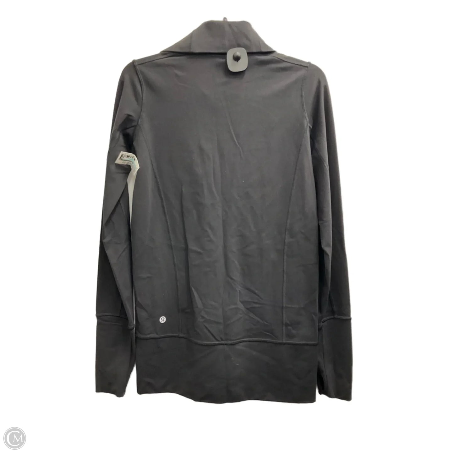 Athletic Jacket By Lululemon In Black, Size: 6