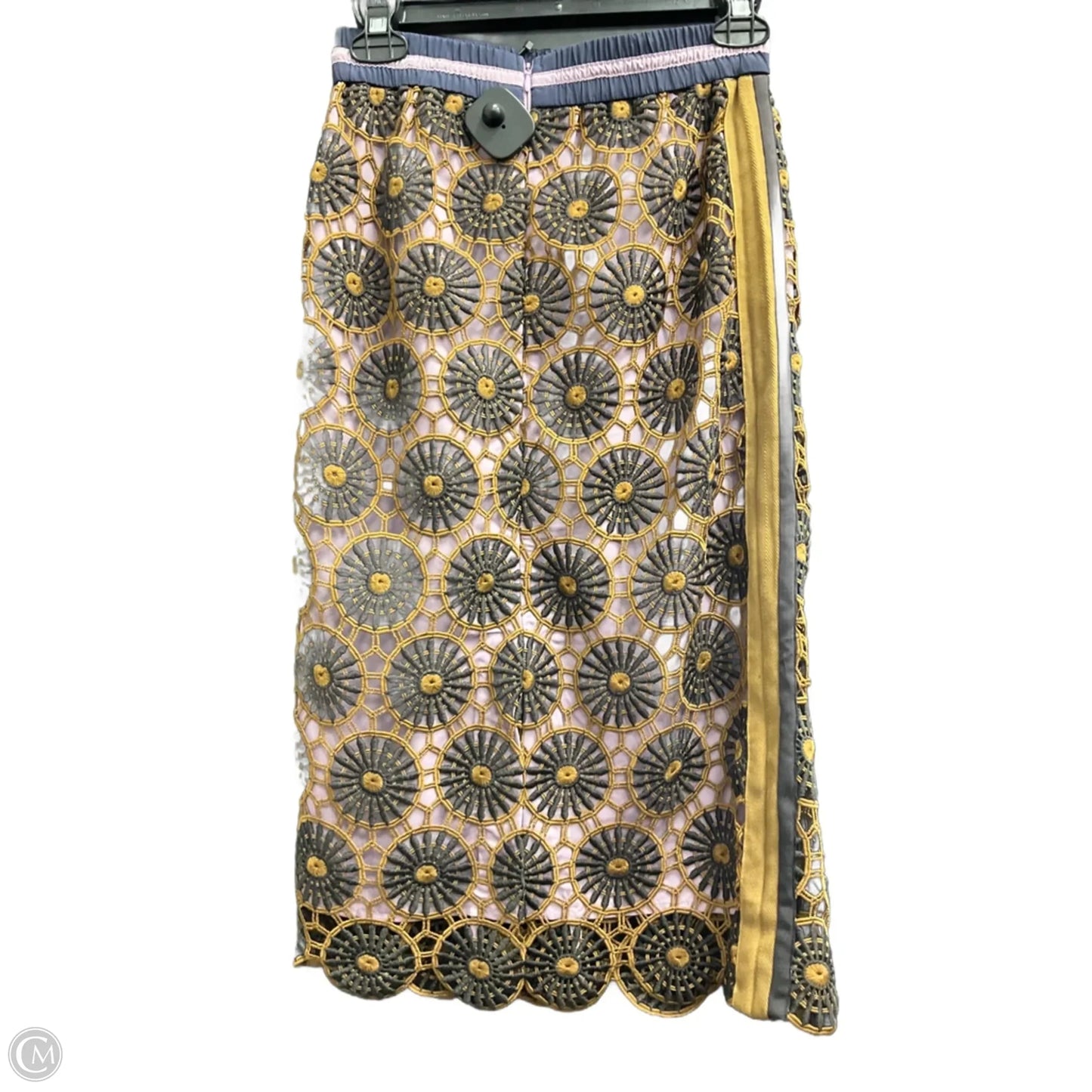 Skirt Midi By Current Air In Brown & Purple, Size: Xs