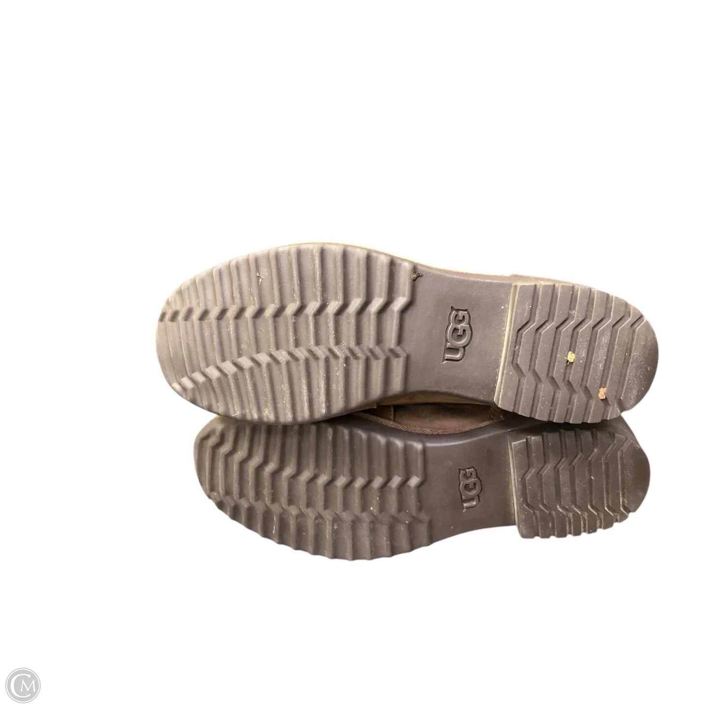 Boots Designer By Ugg In Brown, Size: 8