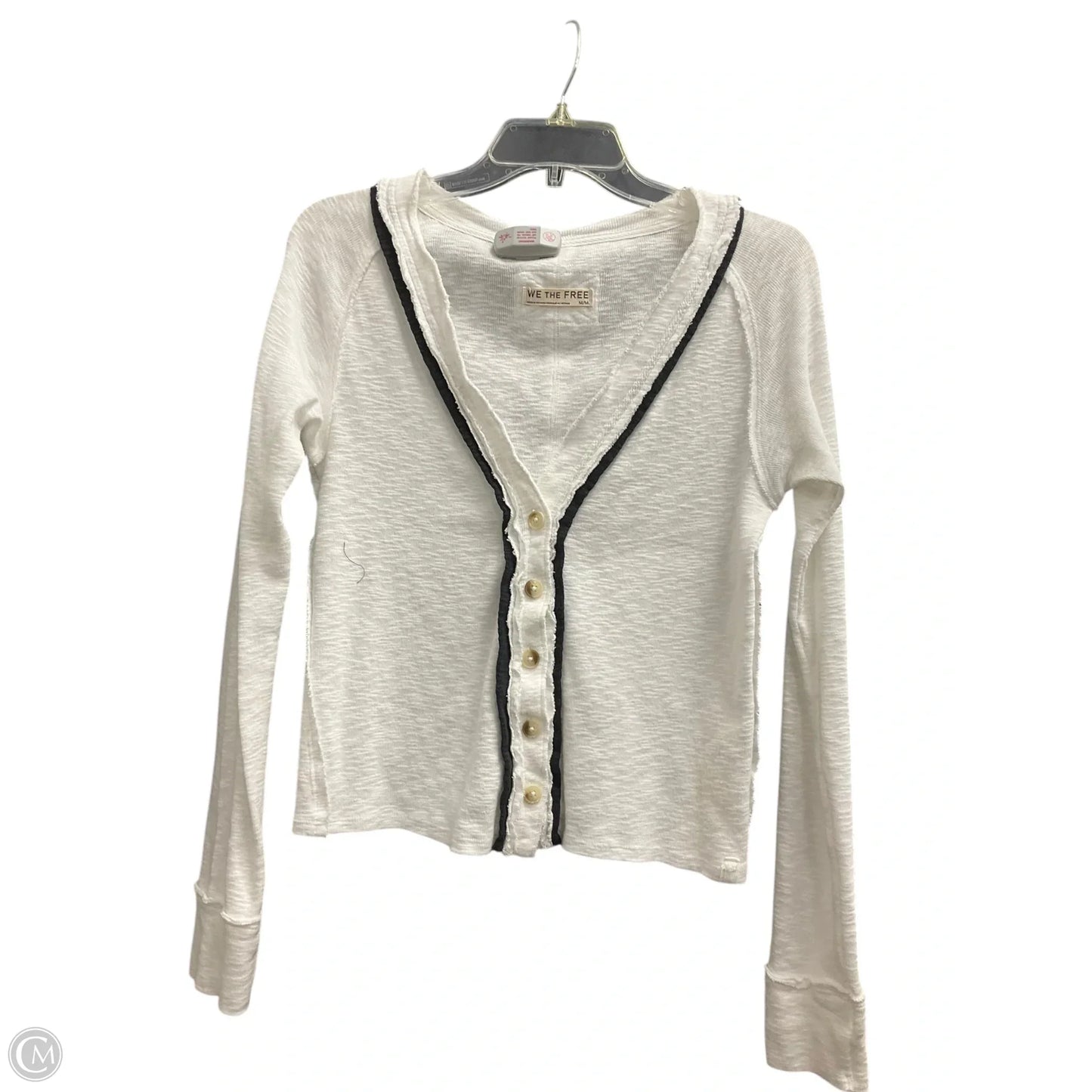 Cardigan By We The Free In Black & White, Size: M