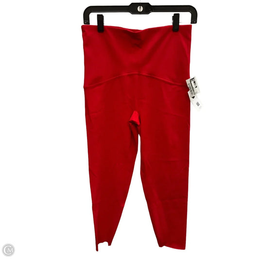 Pants Leggings By Spanx In Red, Size: L