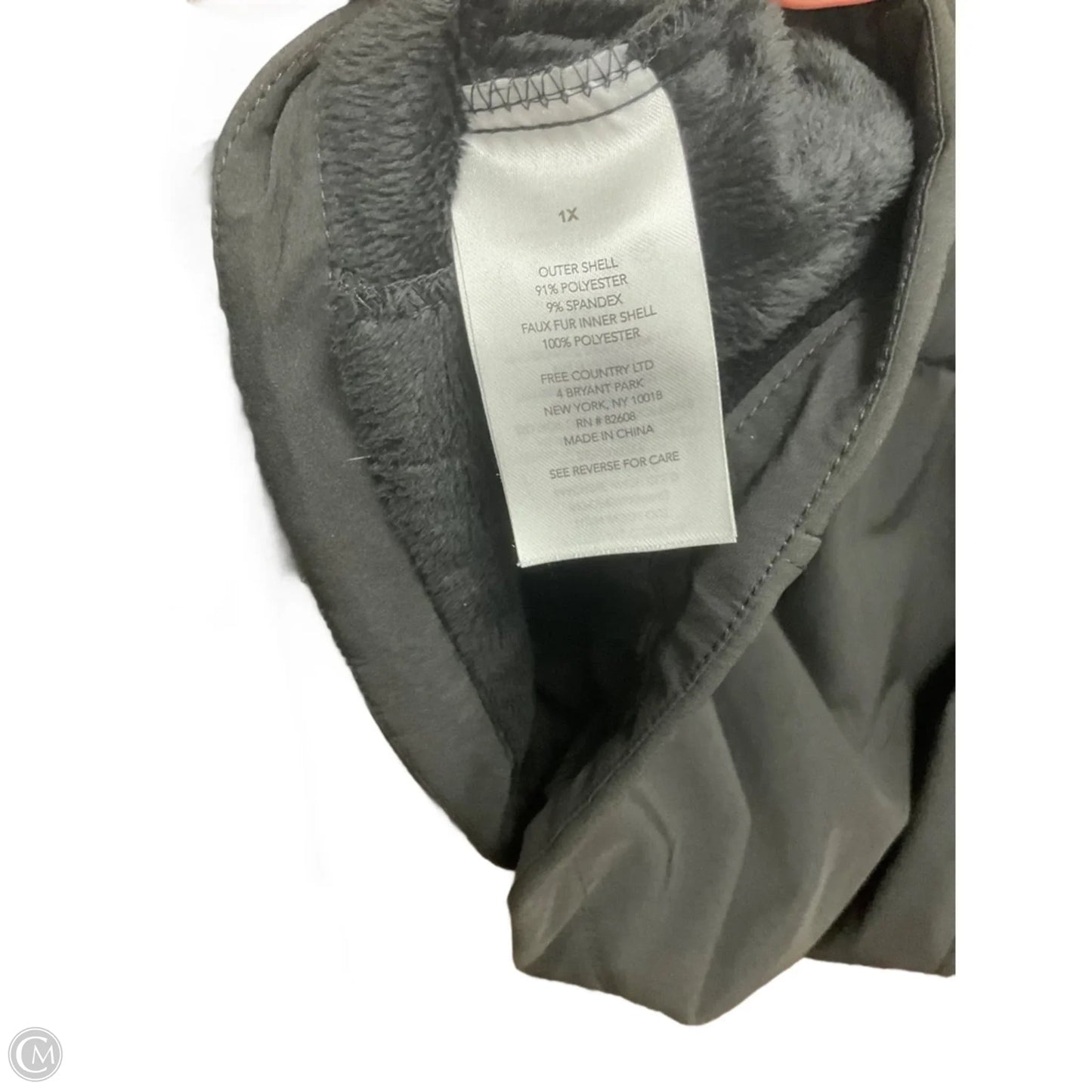 Jacket Other By Free Country In Black, Size: 1x