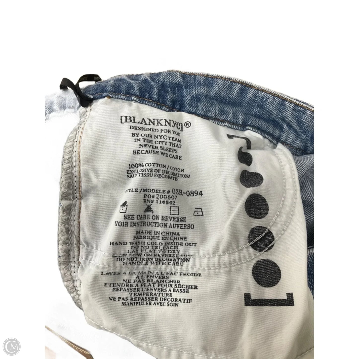 Skirt Mini & Short By Blanknyc In Blue Denim, Size: 4