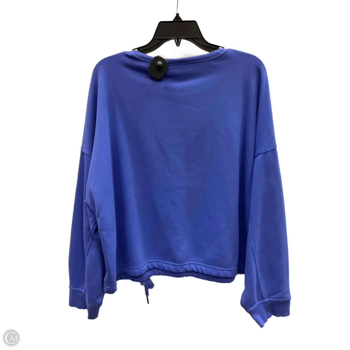 Athletic Top Long Sleeve Crewneck By Champion In Blue, Size: Xl
