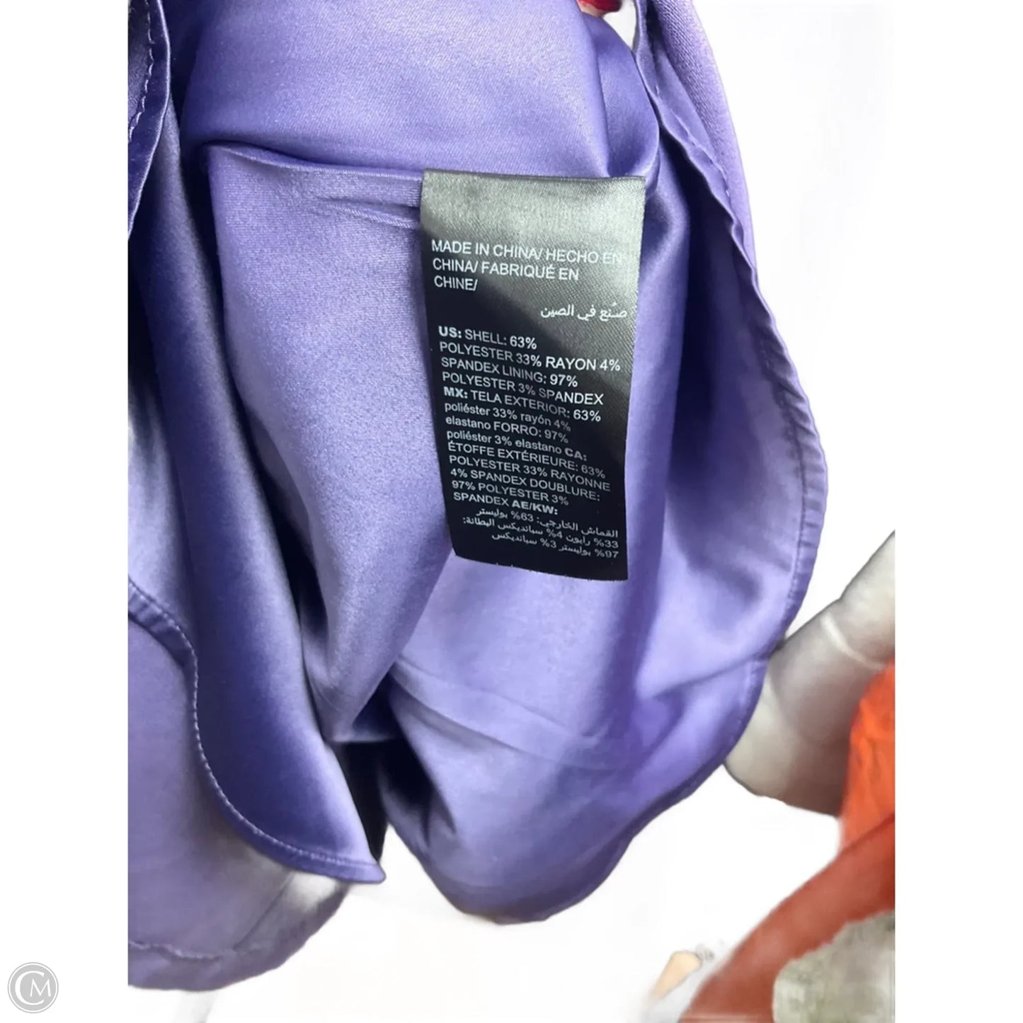 Dress Casual Midi By White House Black Market In Purple, Size: 6