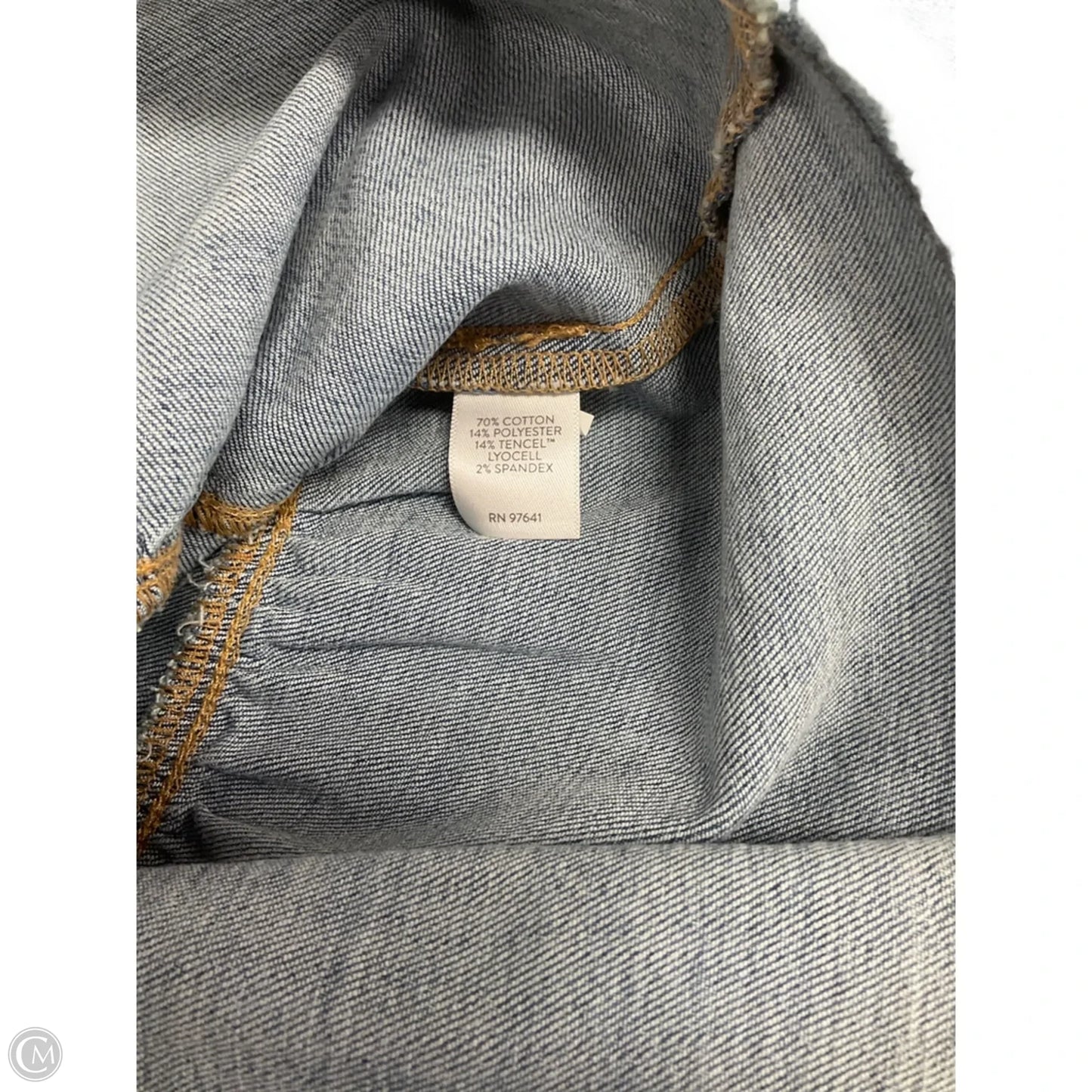 Jacket Denim By J. Jill In Blue Denim, Size: Xl