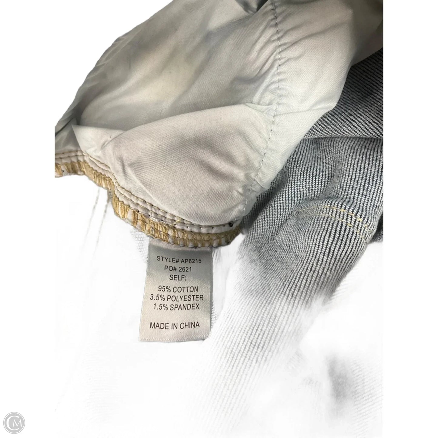 Jeans Boot Cut By Anniewear In Blue Denim, Size: M