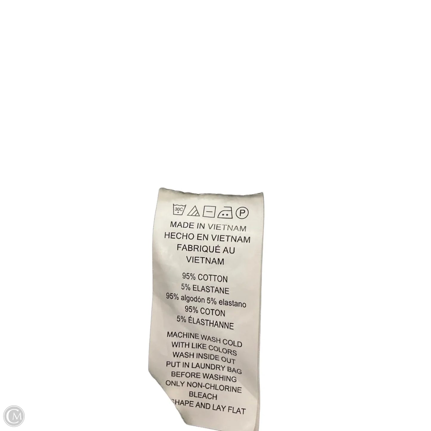 Dress Casual Short By Michael By Michael Kors In Green & White, Size: M