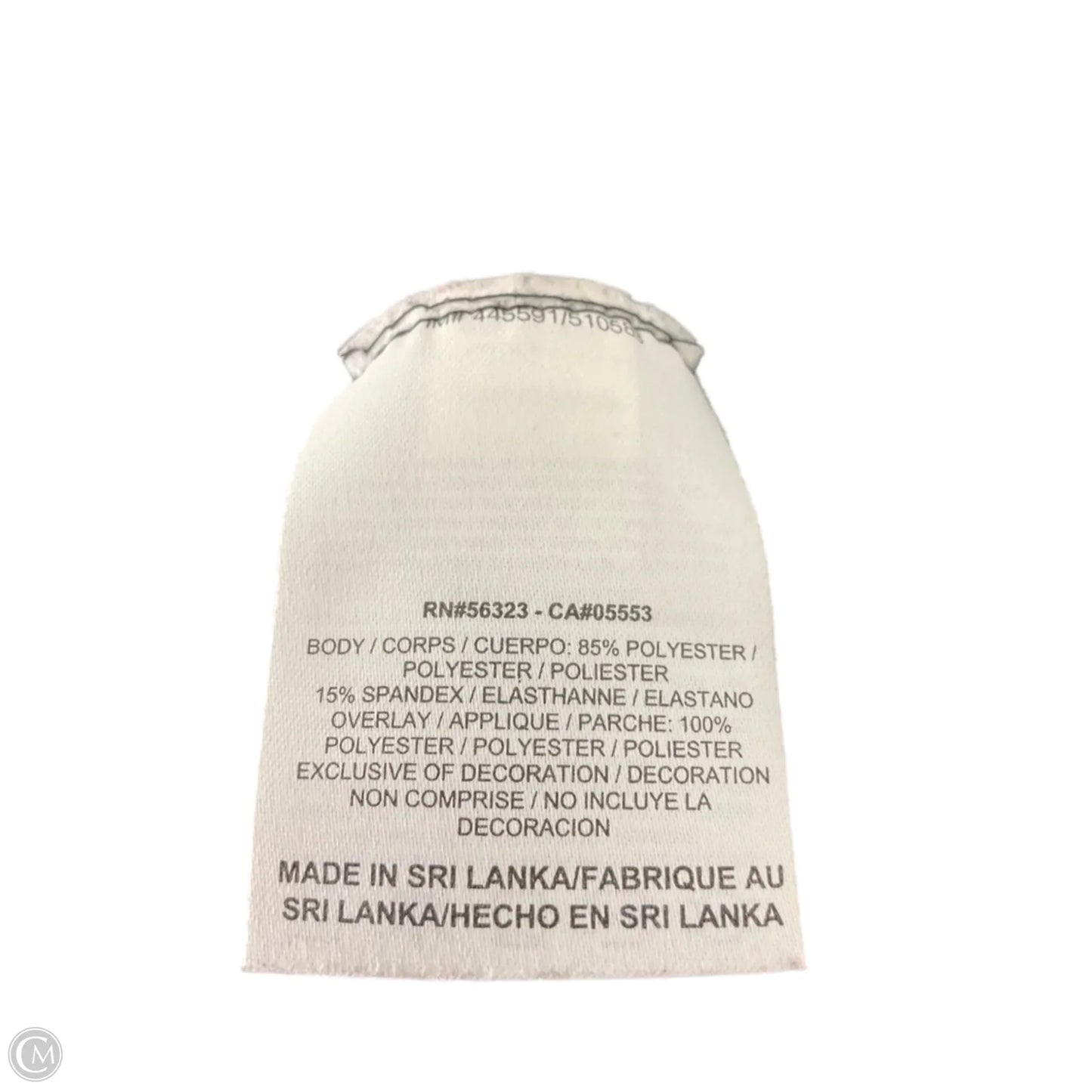 Athletic Jacket By Nike In Black & Grey, Size: M