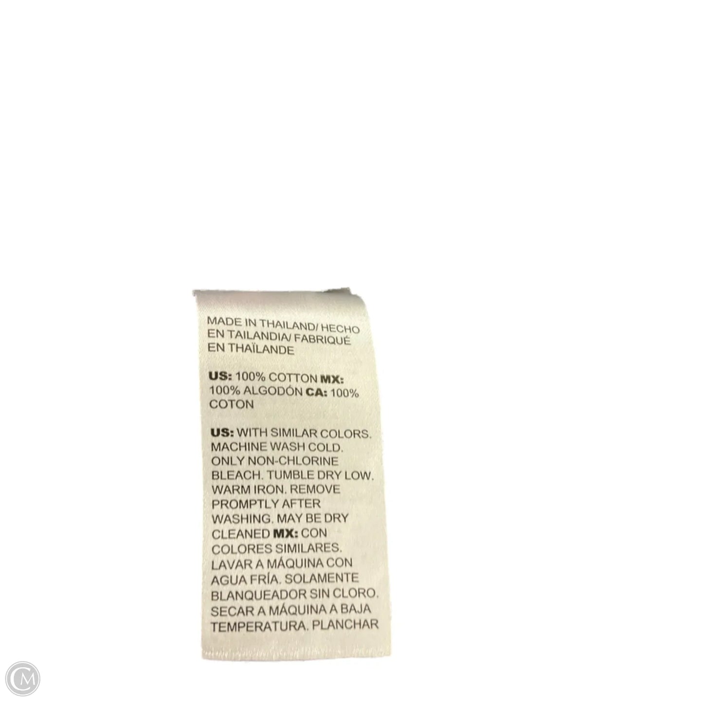 Blouse Long Sleeve By Chicos In Floral Print, Size: M