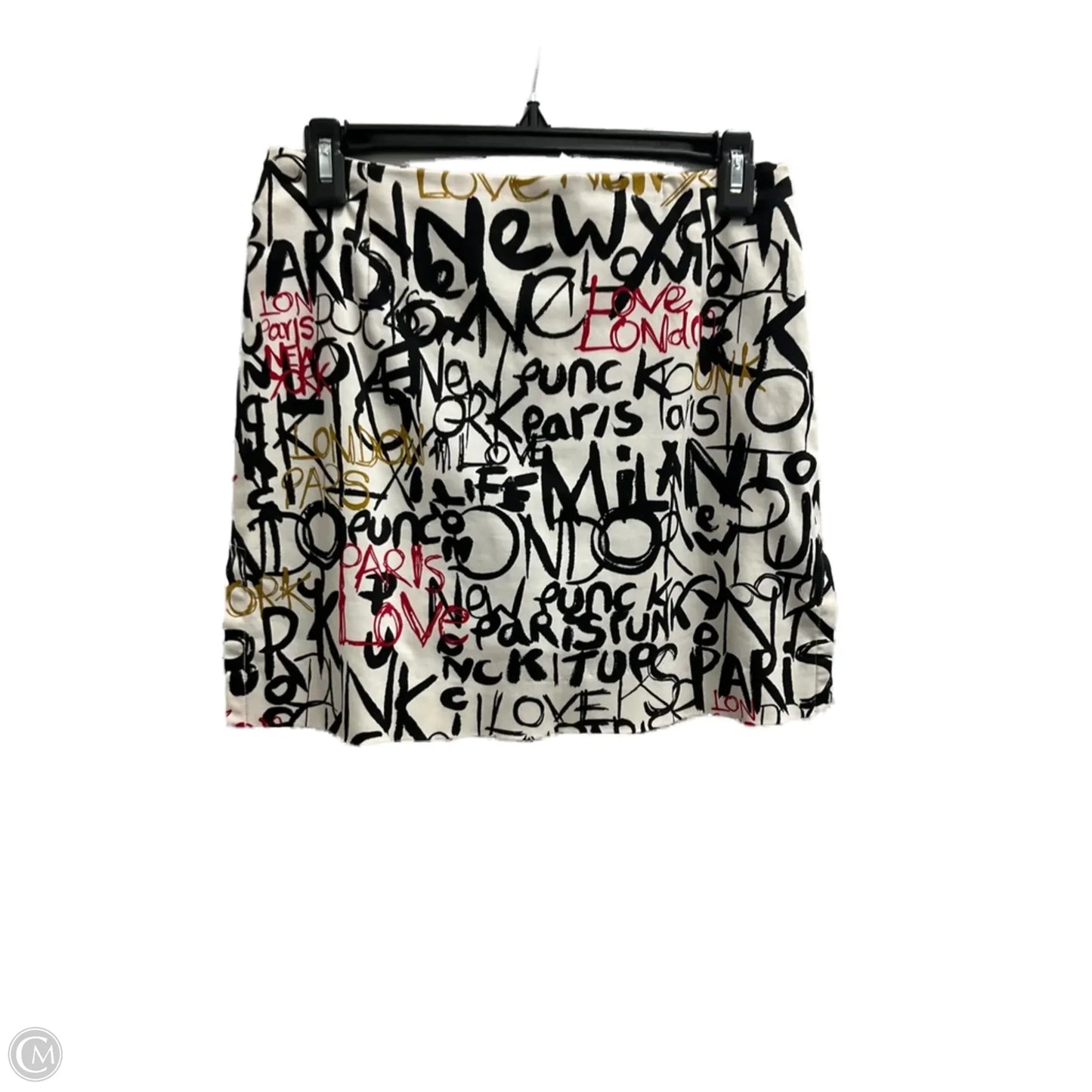 Skort By Forwear In Cream & Red, Size: 4