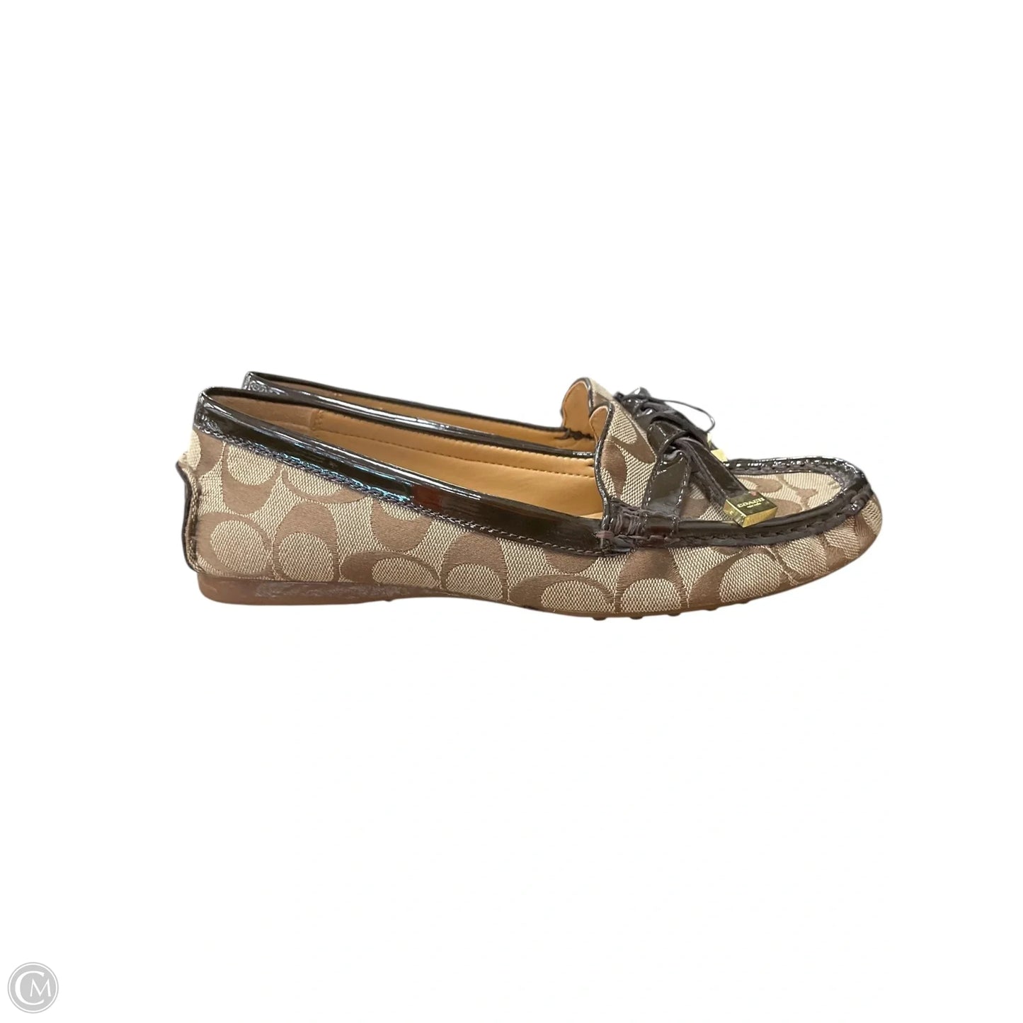 Shoes Designer By Coach In Tan, Size: 8