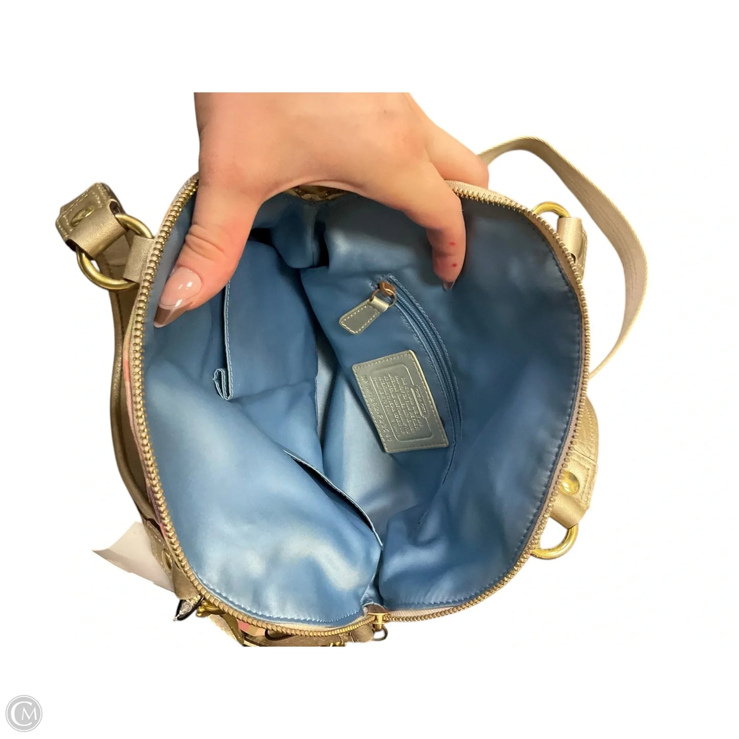 Crossbody Designer By Coach, Size: Medium