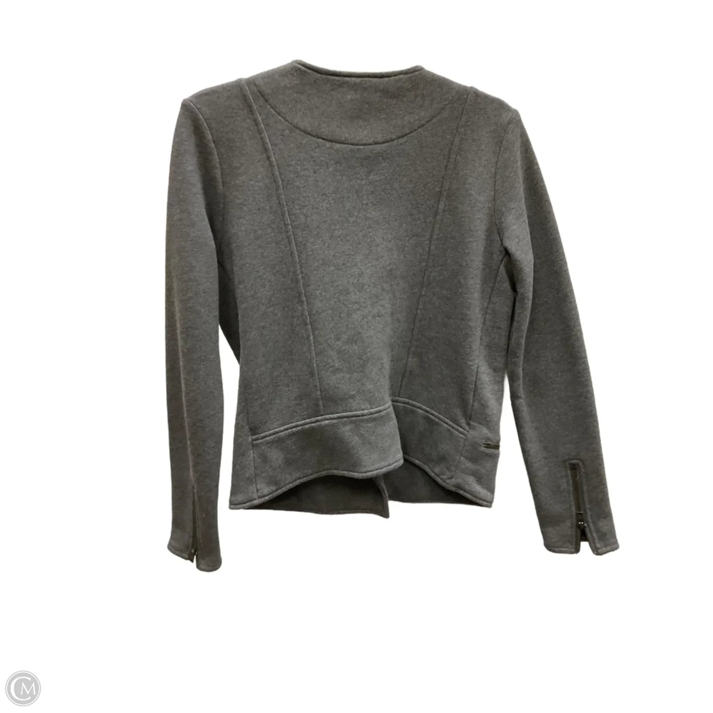 Athletic Jacket By Athleta In Grey, Size: M