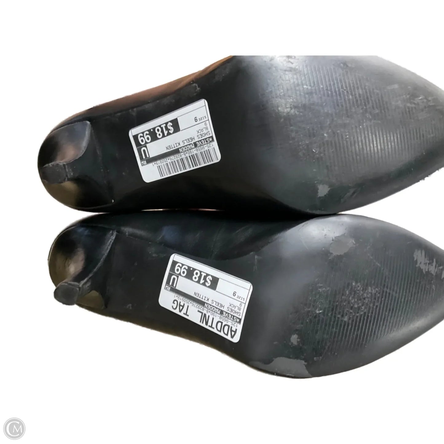 Shoes Heels Kitten By Steve Madden In Black, Size: 9