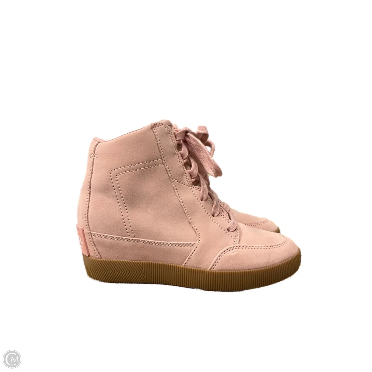 Boots Ankle Heels By Sorel In Pink, Size: 6