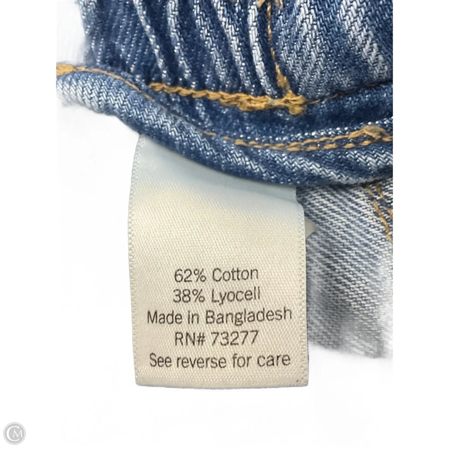 Jeans Straight By Sonoma In Blue Denim, Size: M
