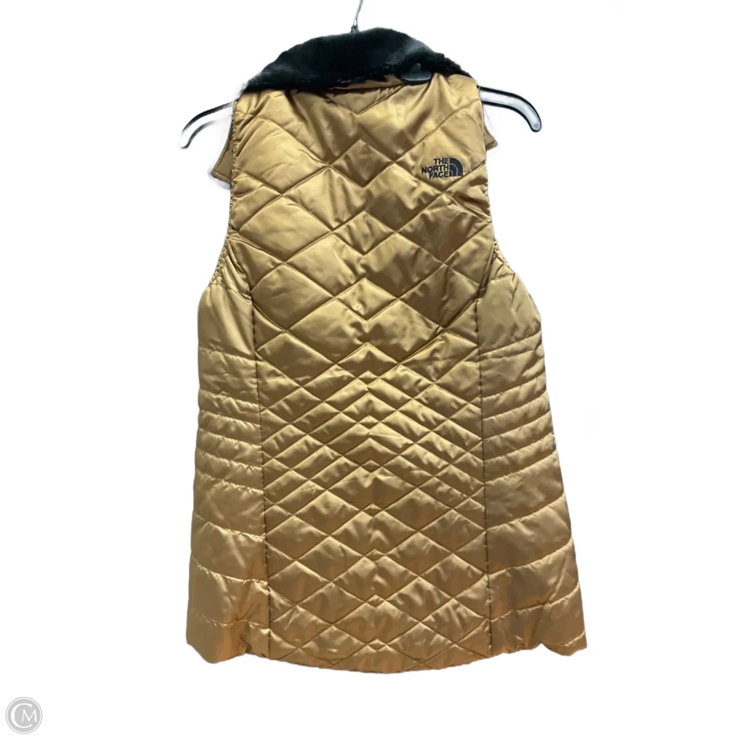 Vest Faux Fur & Sherpa By The North Face In Gold, Size: S
