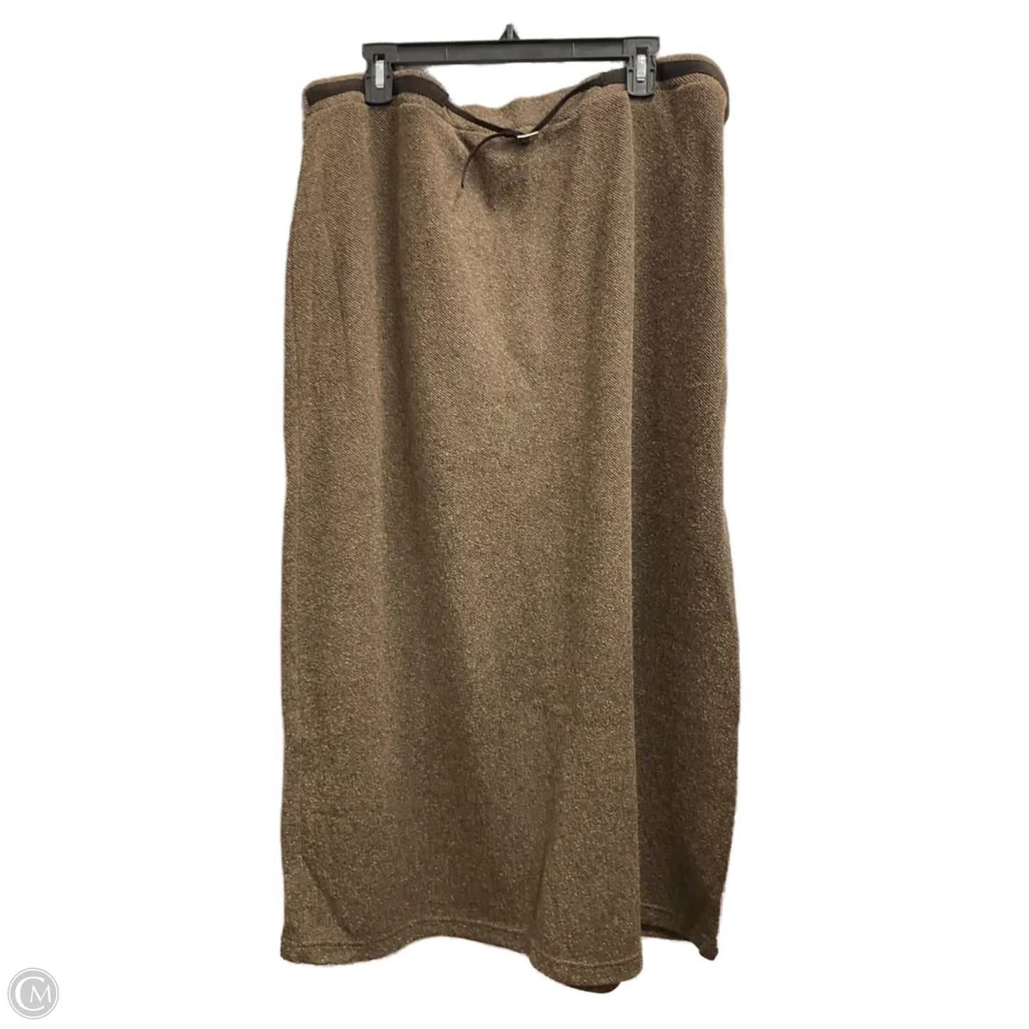 Skirt Maxi By Emma James In Brown, Size: 3x