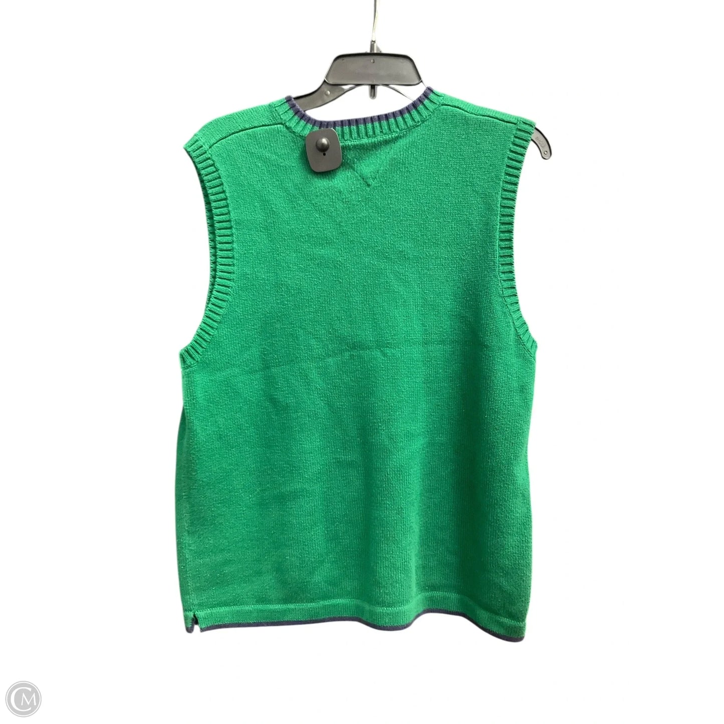 Vest Sweater By Tommy Hilfiger In Green, Size: Xl
