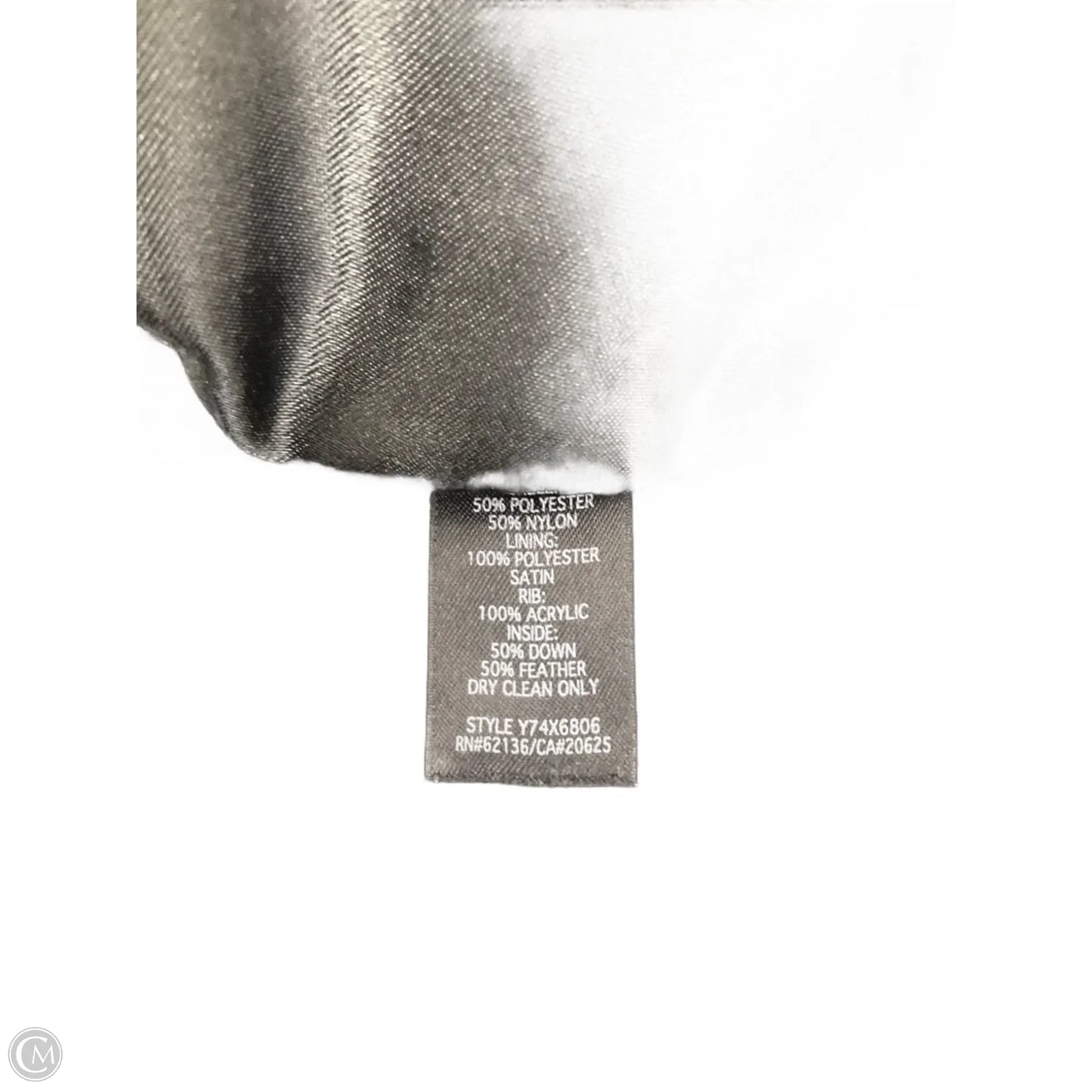 Coat Puffer & Quilted By Guess In Black, Size: S