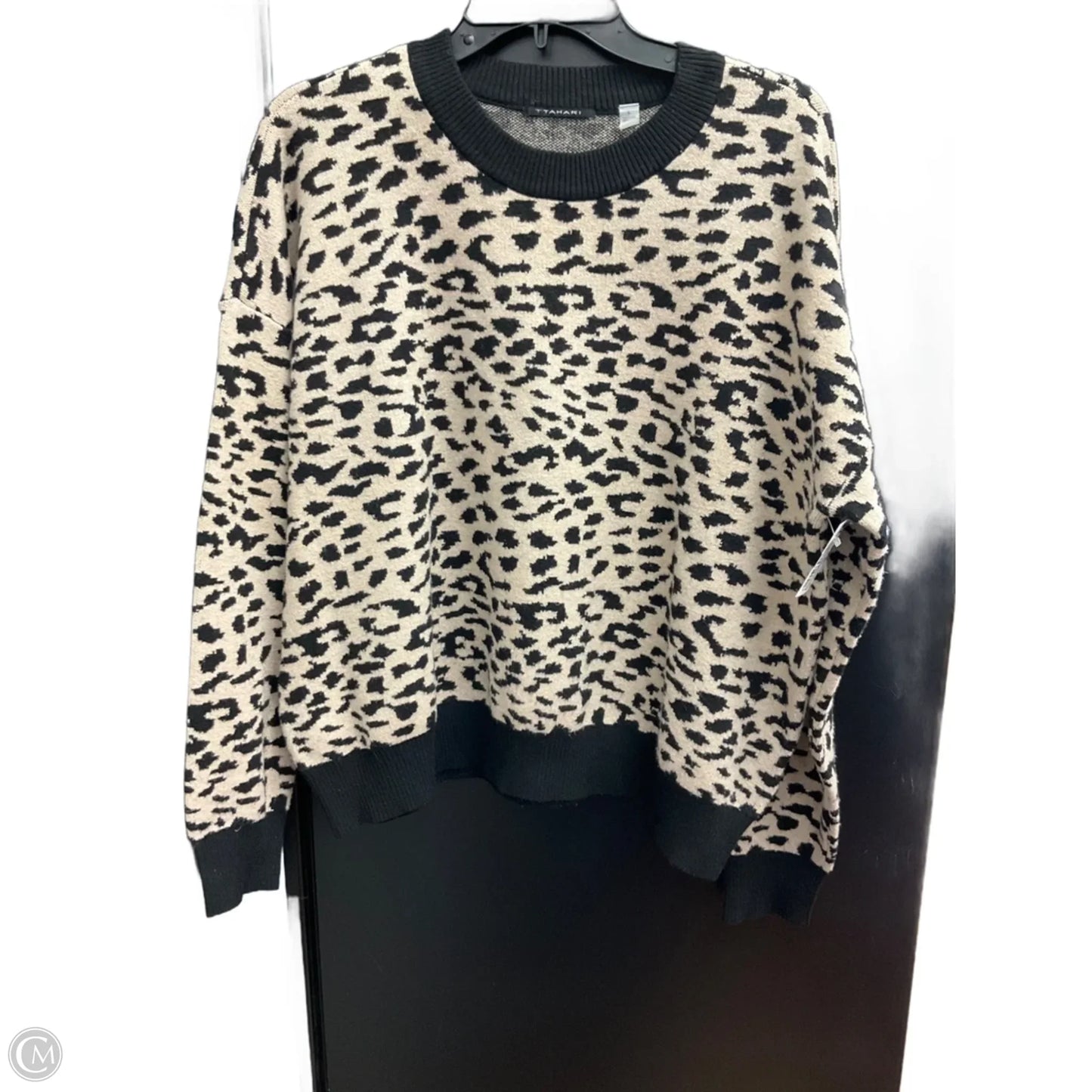 Sweater By T Tahari In Animal Print, Size: L