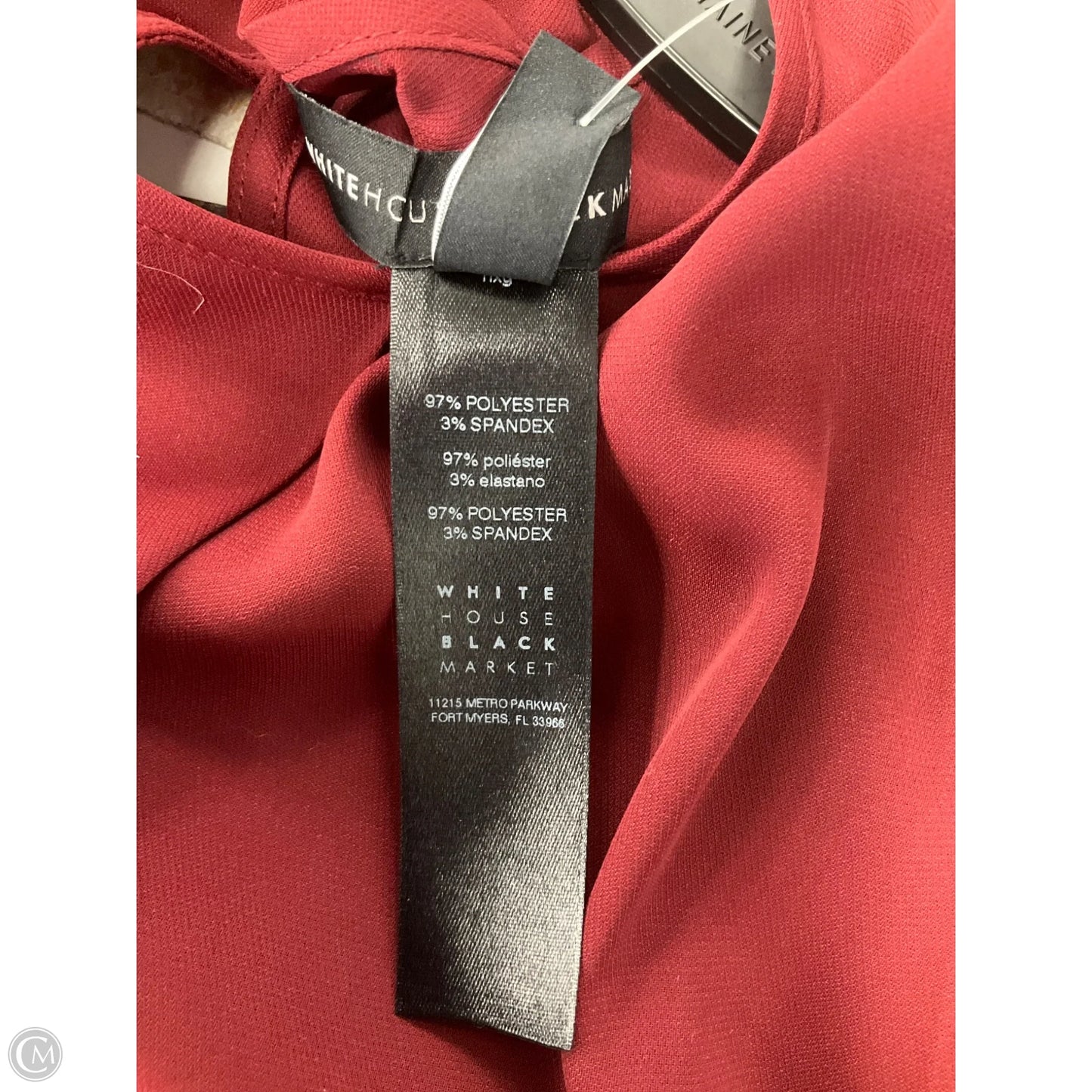 Top Sleeveless By White House Black Market In Red, Size: Xs