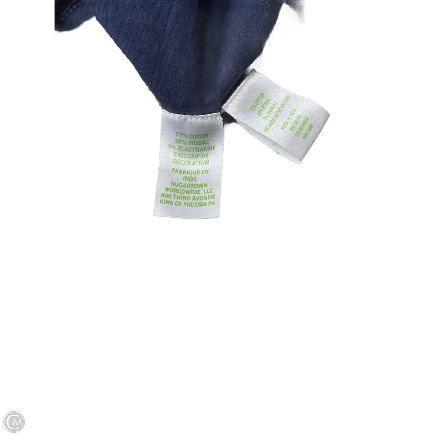 Top Long Sleeve Designer By Lilly Pulitzer In Navy, Size: Xl