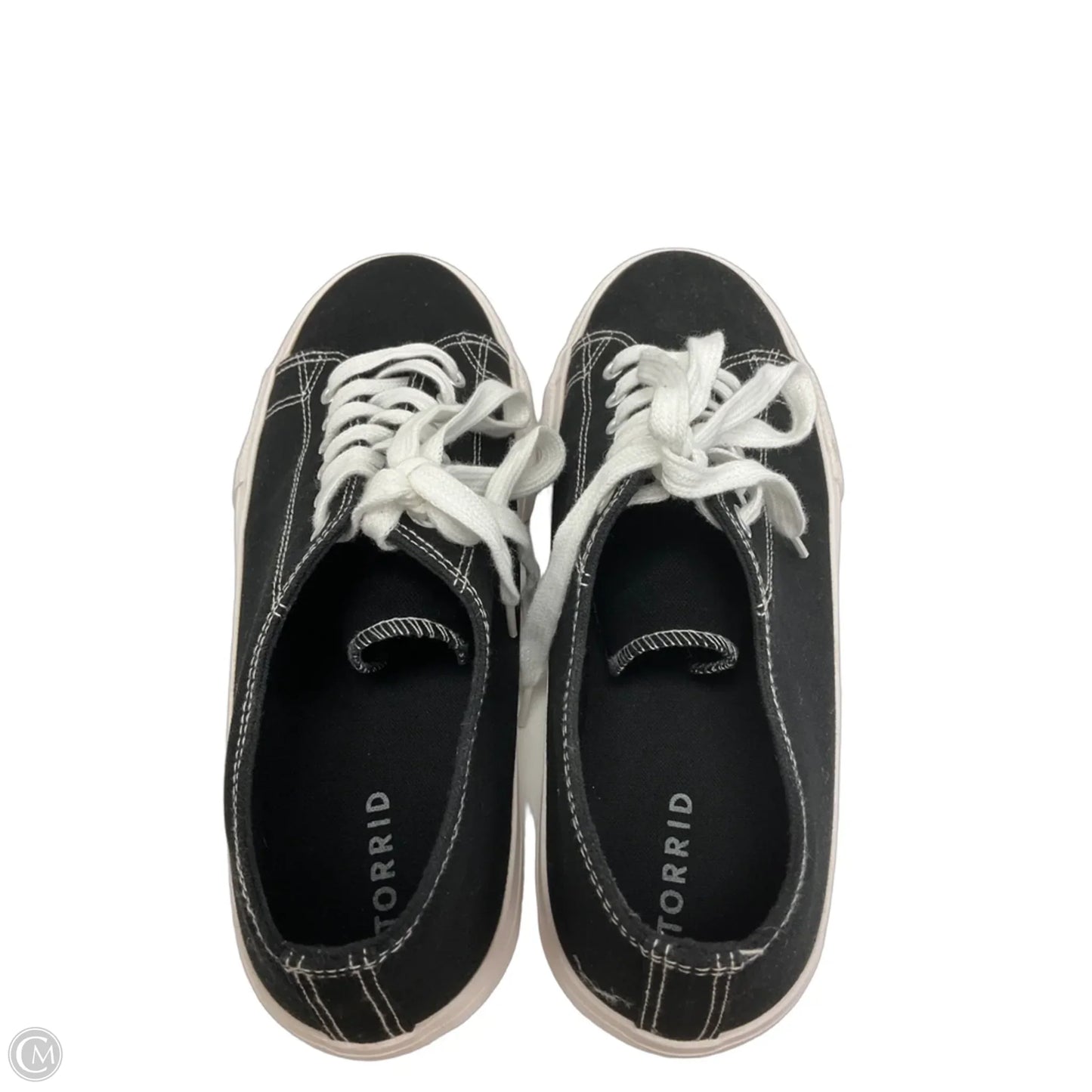 Shoes Sneakers By Torrid In Black, Size: 10
