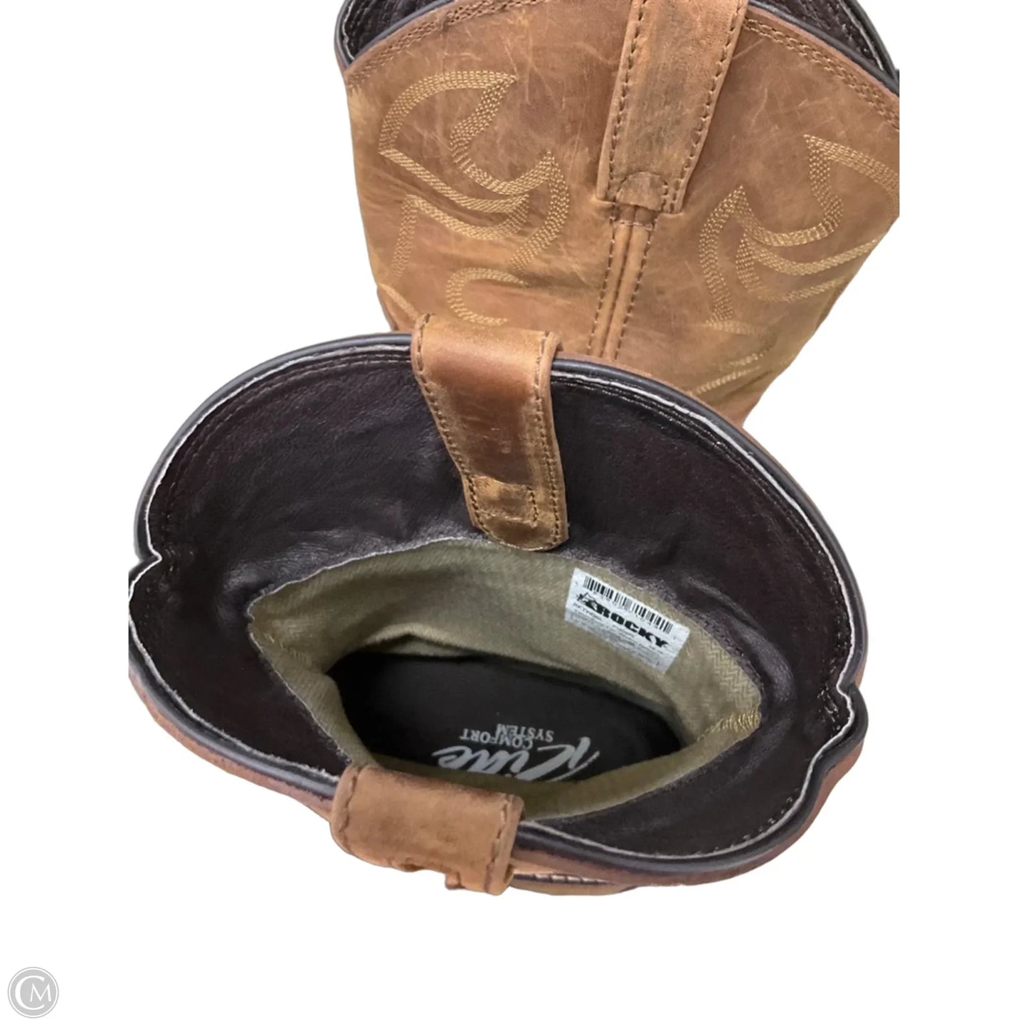 Boots Leather By Cma In Brown, Size: 11