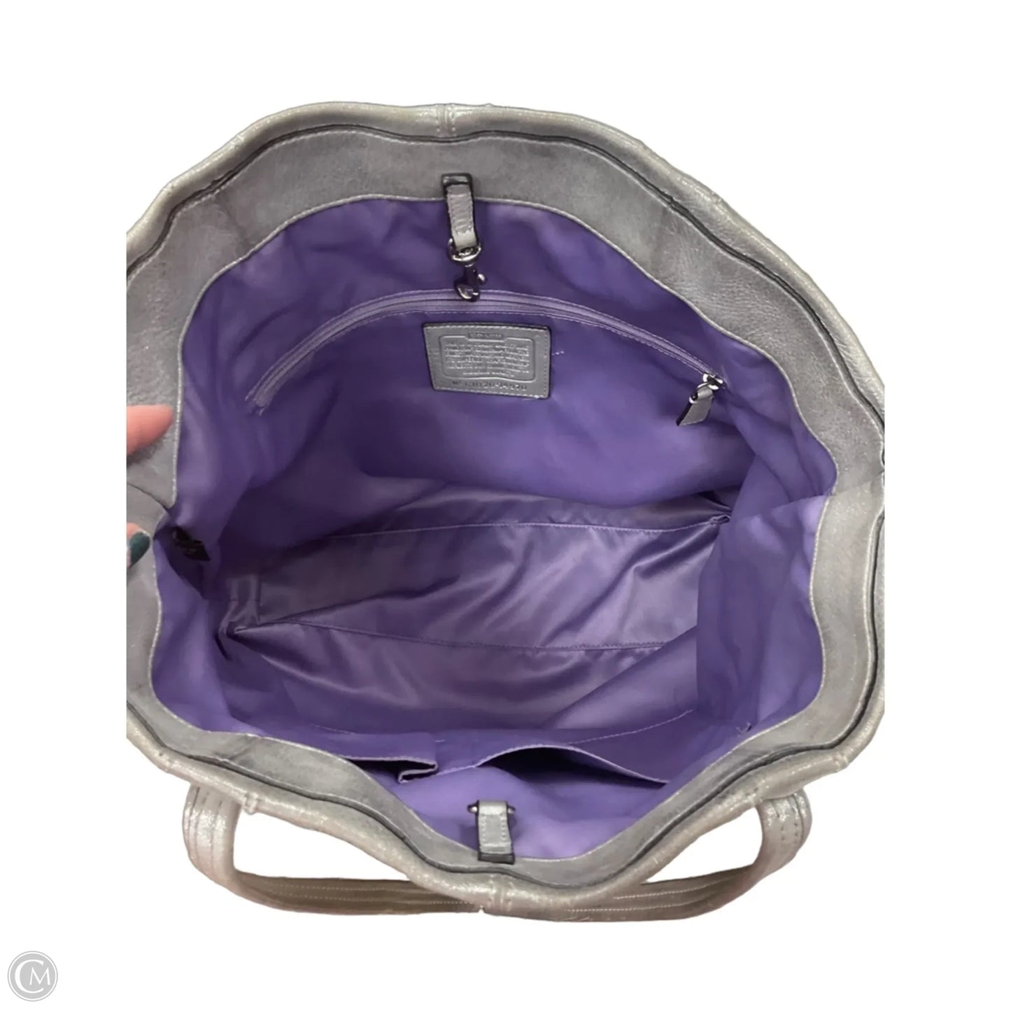 Tote Designer By Coach, Size: Large