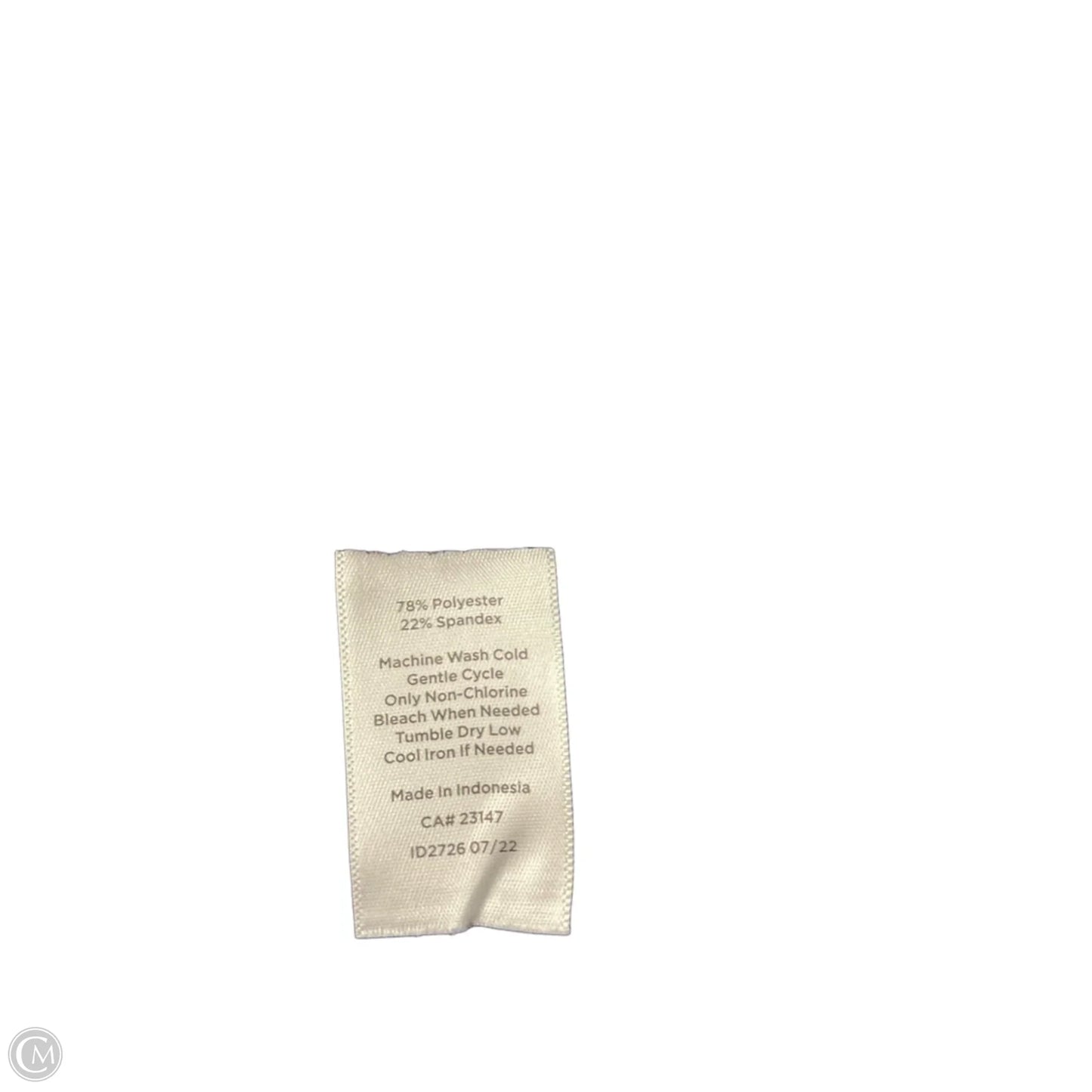 Athletic Pants By Talbots In Navy, Size: L