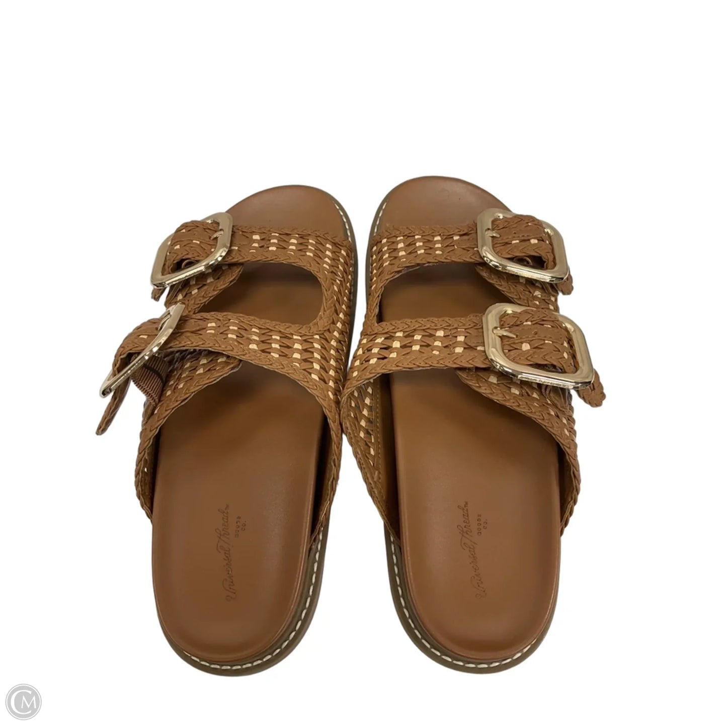 Sandals Flats By Universal Thread In Brown, Size: 8.5