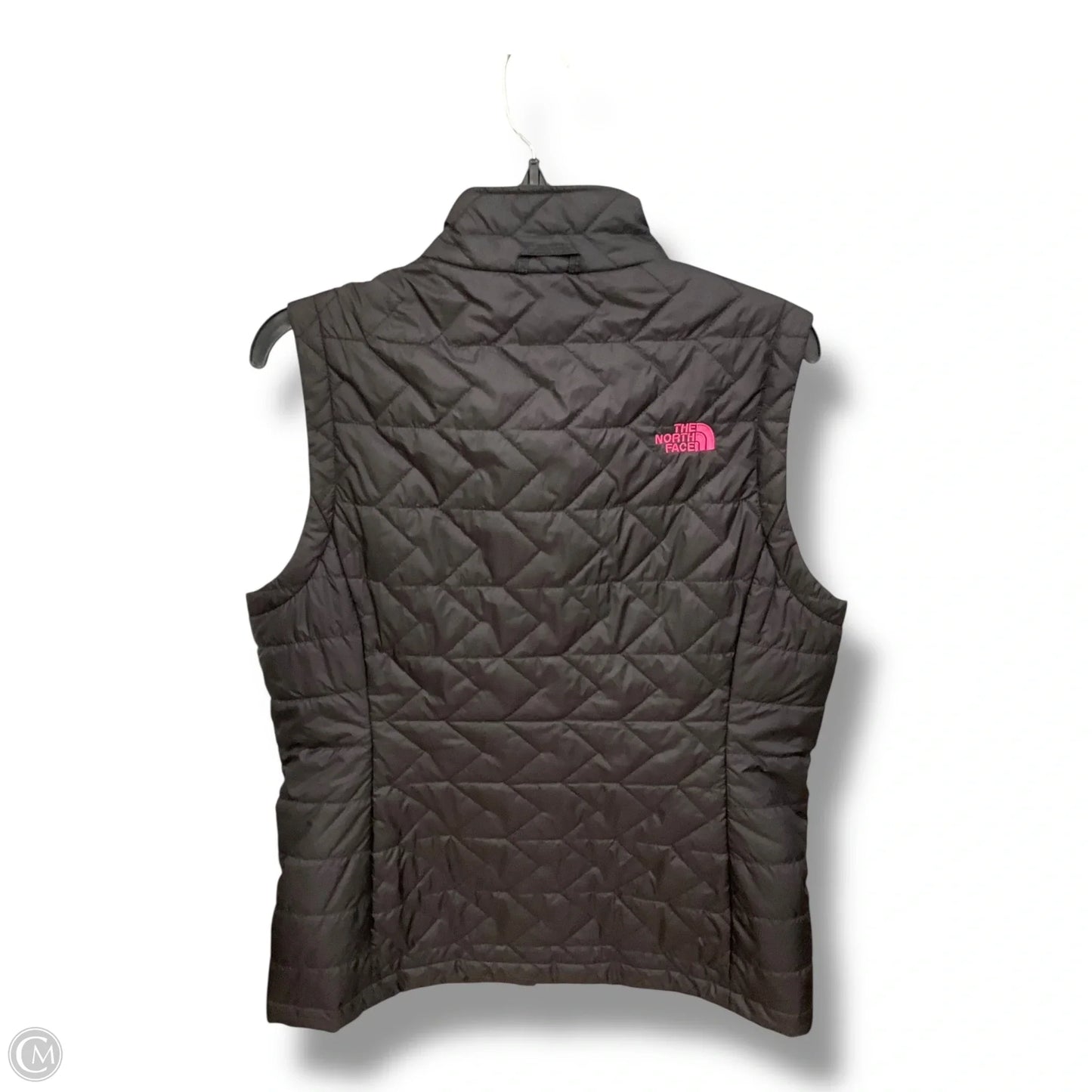 Vest Puffer & Quilted By The North Face In Black & Pink, Size: L