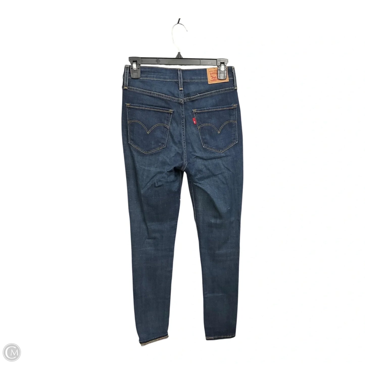 Jeans Skinny By Levis In Blue Denim, Size: 6